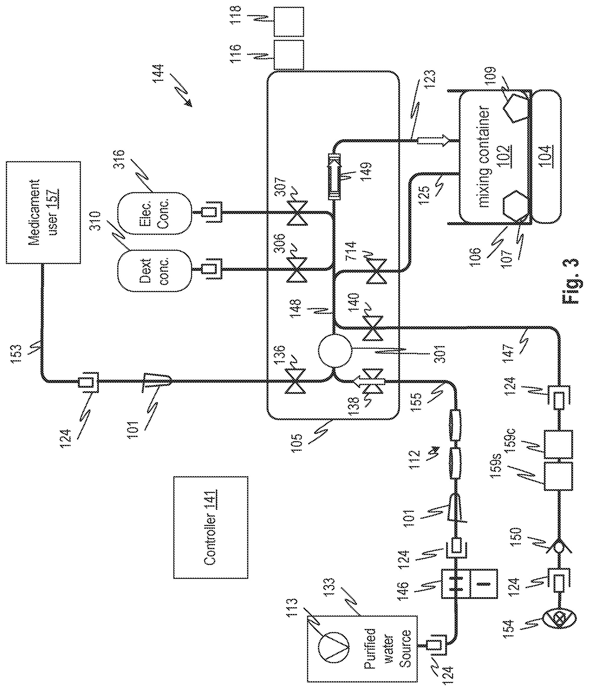 Patent US12576195 Figure 7 – Medicament preparation devices, methods, and systems
