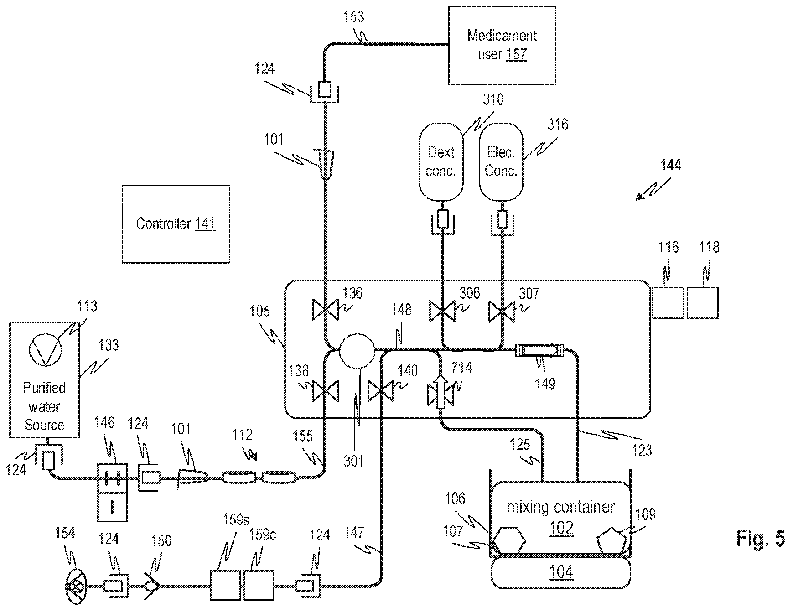 Patent US12576195 Figure 9 – Medicament preparation devices, methods, and systems
