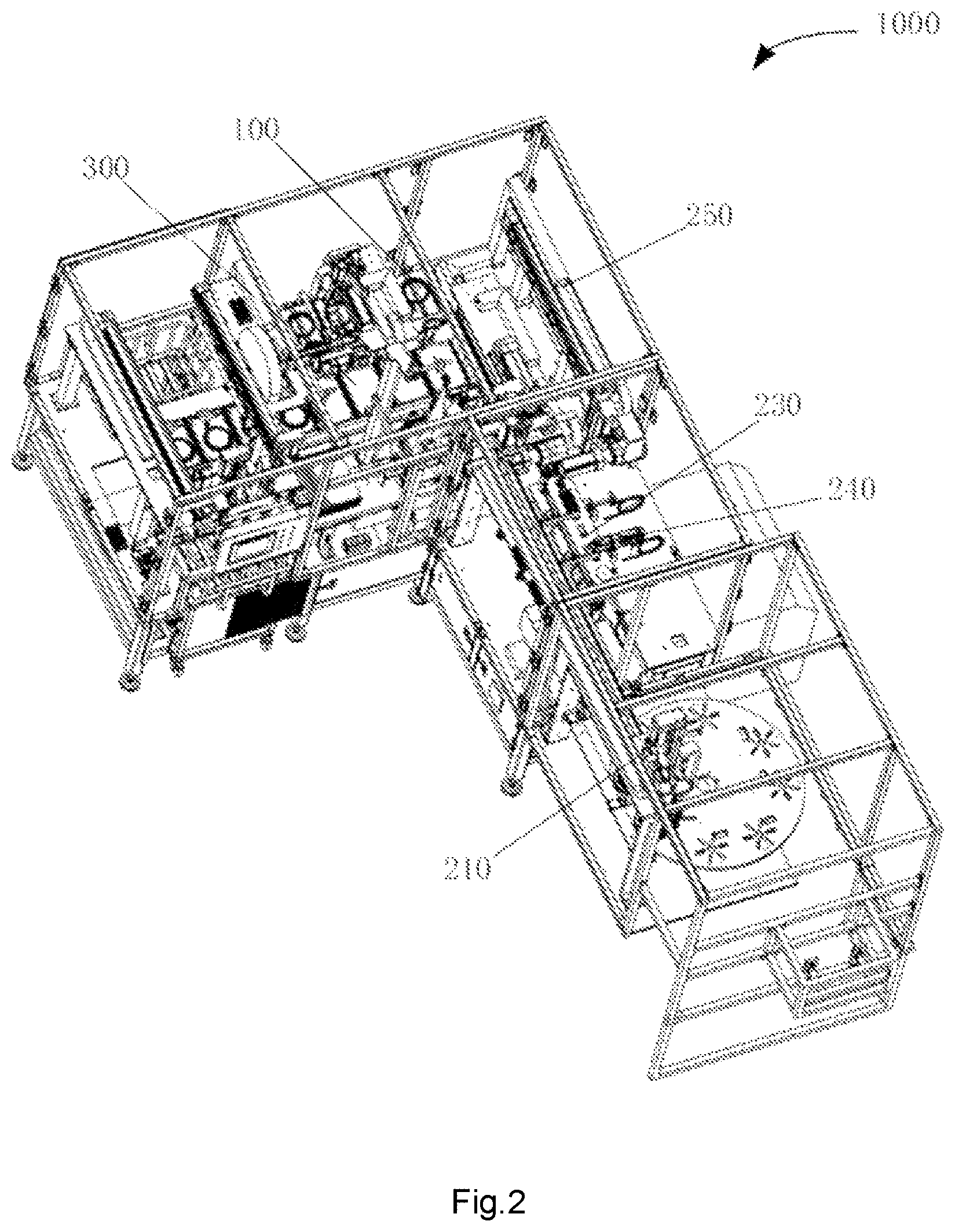 Patent US12576196 Figure 2 – Medical fluid container assembling system and method