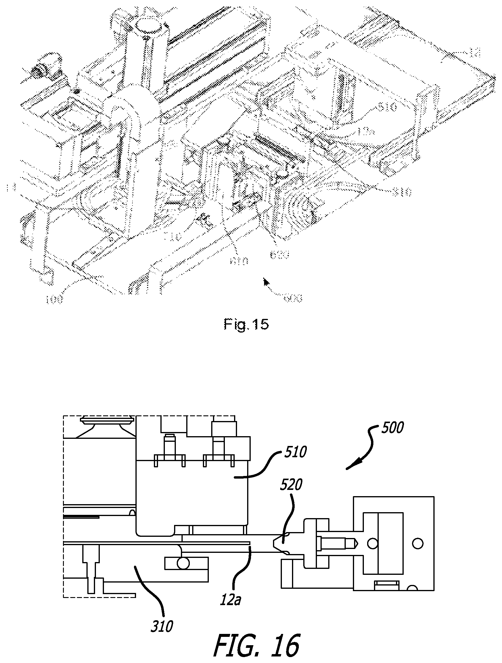 Patent US12576196 Figure 14 – Medical fluid container assembling system and method