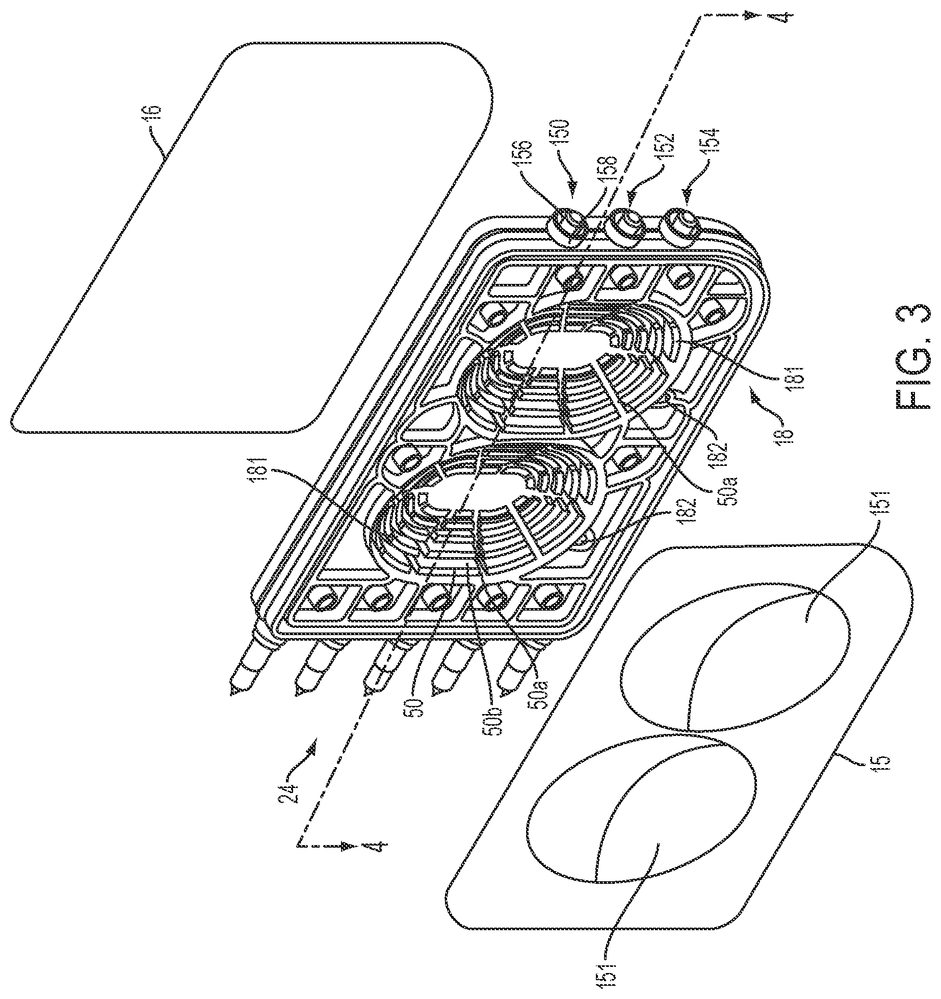 Patent US12576197 Figure 4 – Medical treatment systems, methods, and apparatuses using a plurality of fluid lines