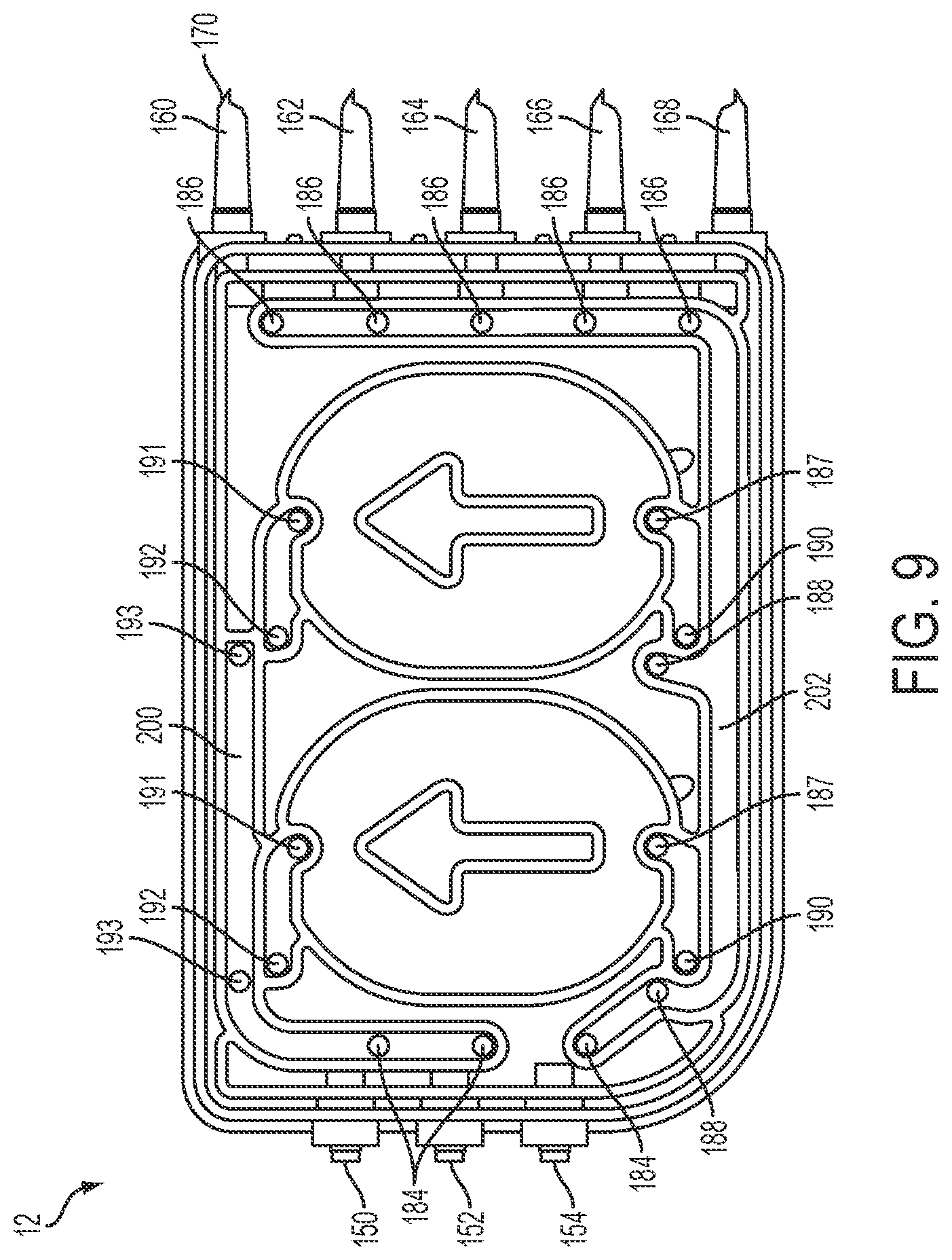 Patent US12576197 Figure 10 – Medical treatment systems, methods, and apparatuses using a plurality of fluid lines