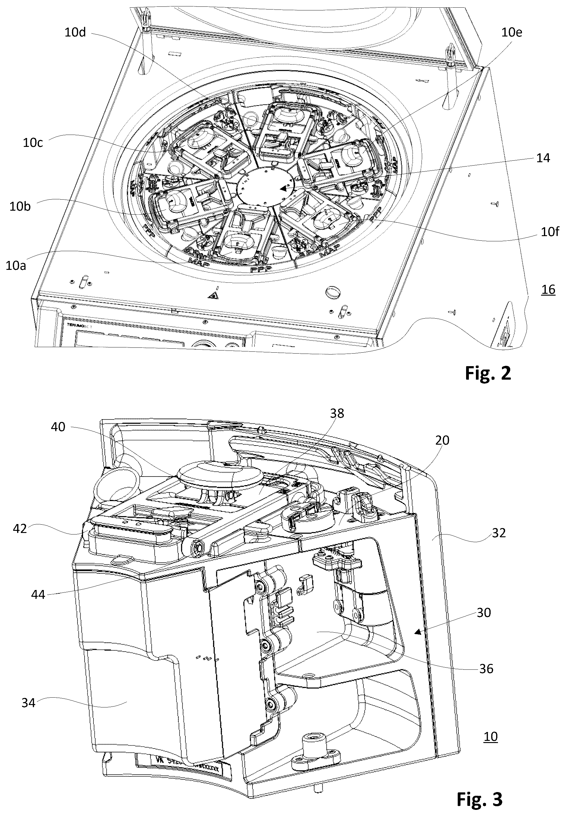 Patent US12576202 Figure 2 – Insert for a centrifuge rotor having lubricant-free bearing