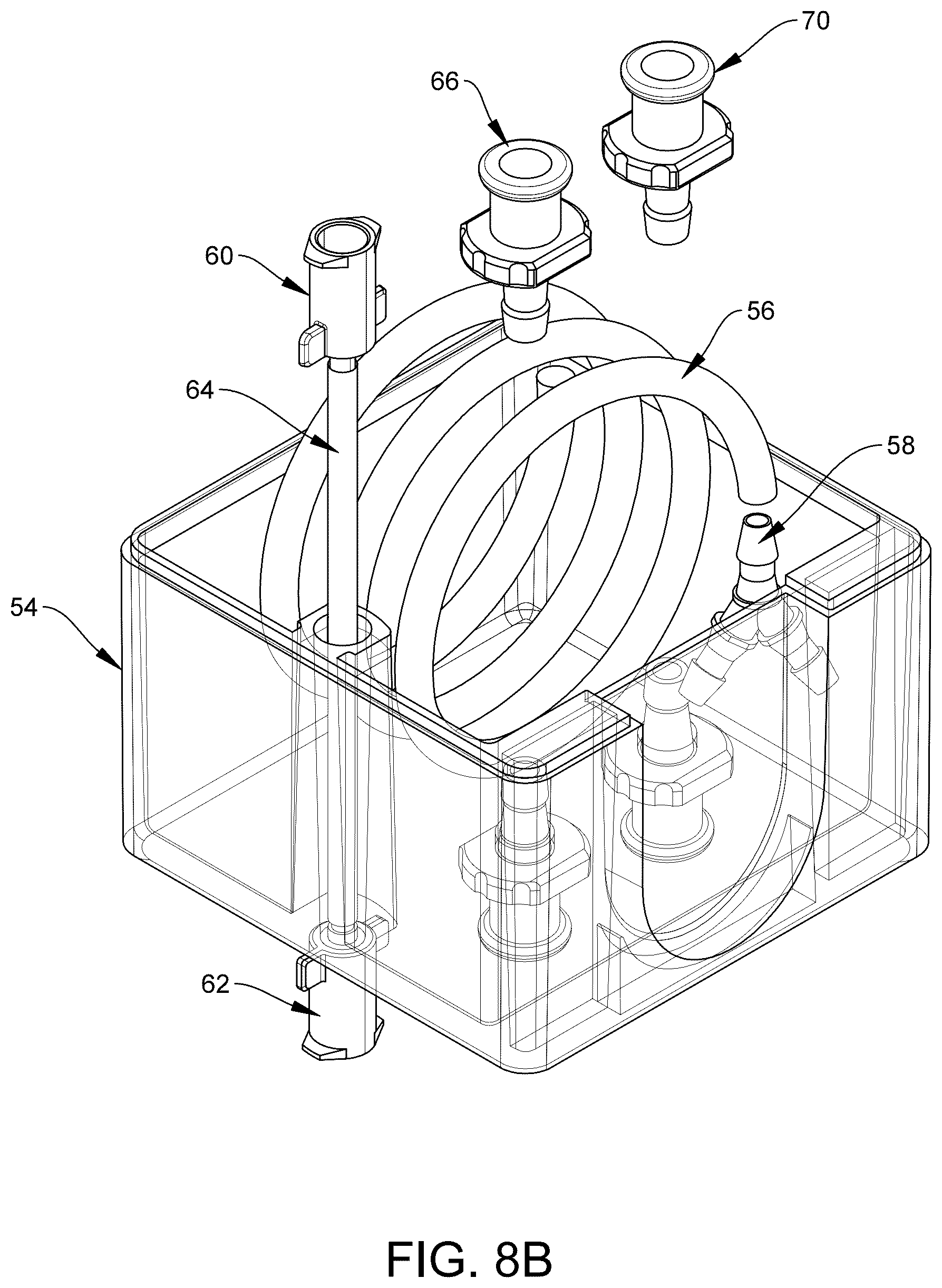 Patent US12576203 Figure 9 – Fluid collection canister for use with sub-atmospheric pressure pump