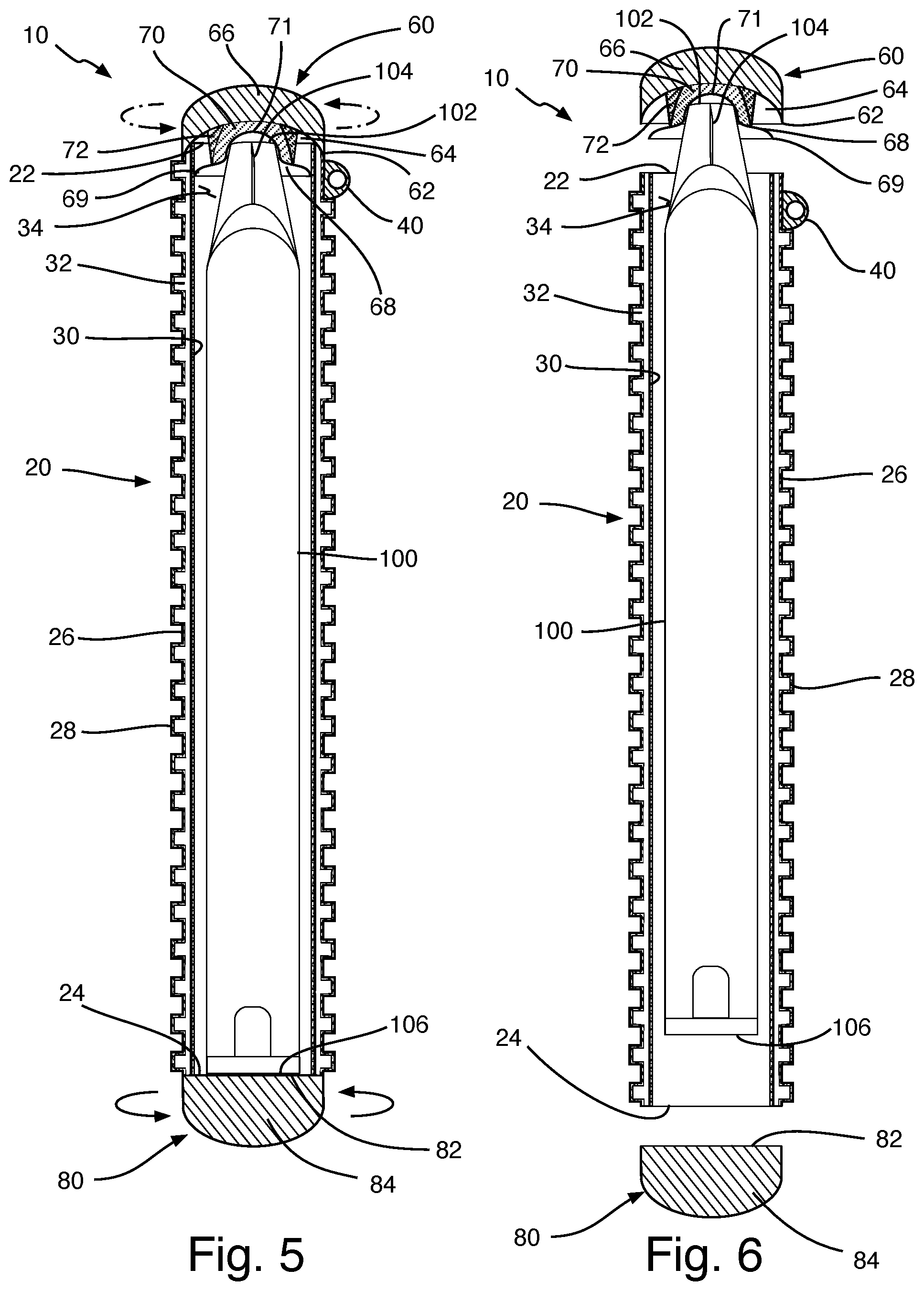 Patent US12576209 Figure 3 – Housing for hypodermic device