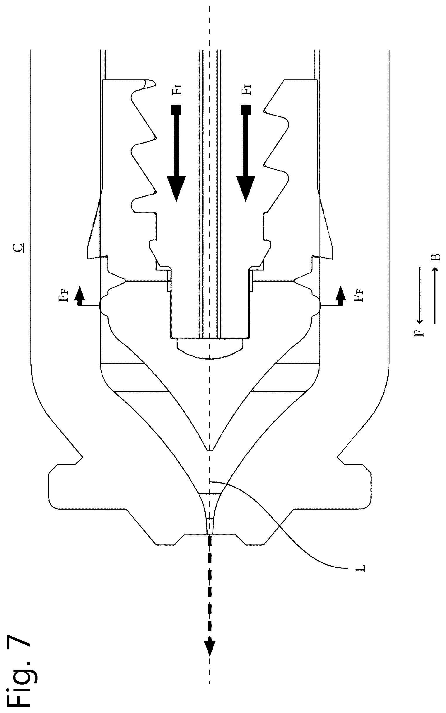 Patent US12576211 Figure 8 – Refill system for medical device using jet delivery principle