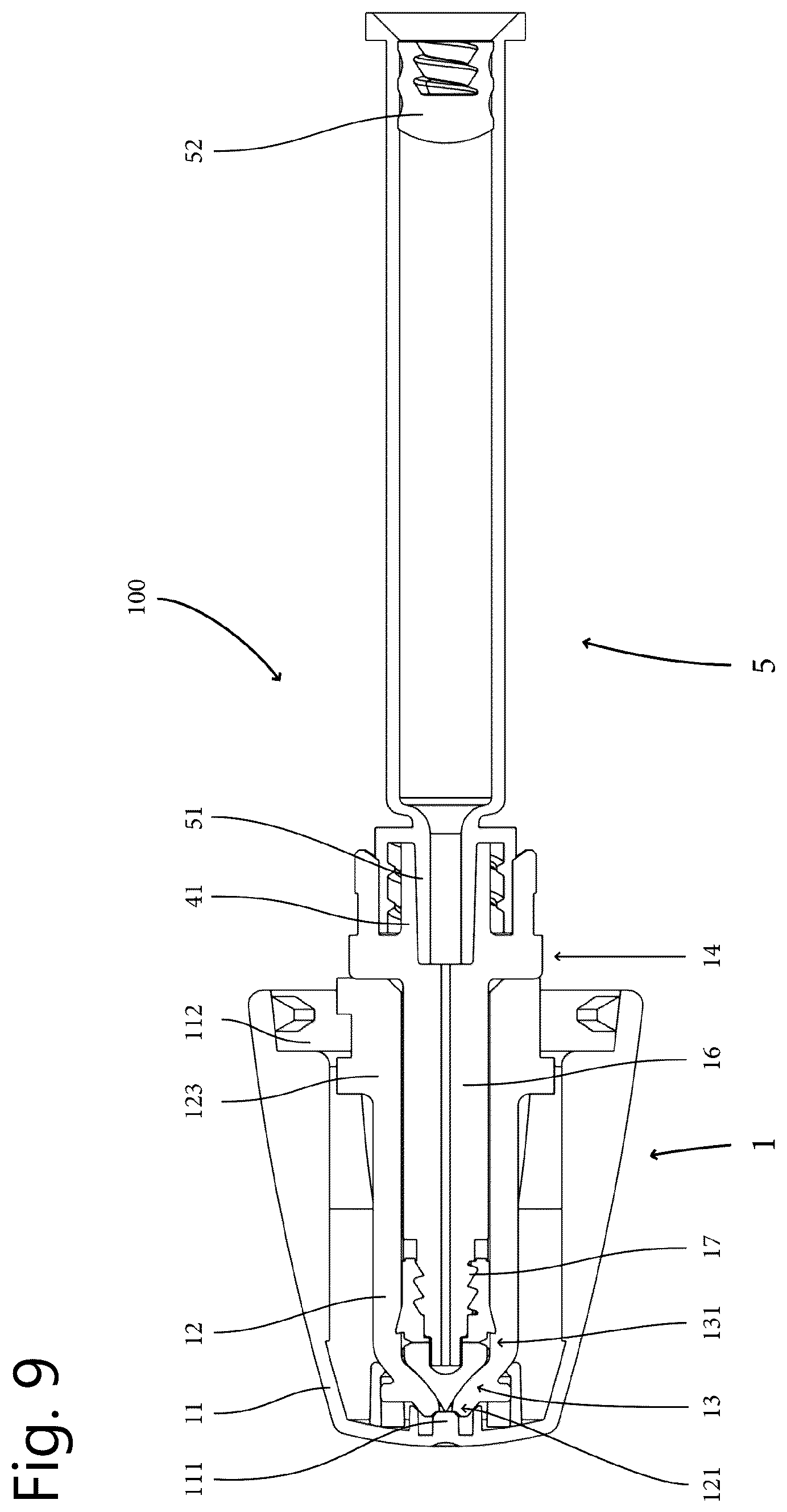 Patent US12576211 Figure 10 – Refill system for medical device using jet delivery principle
