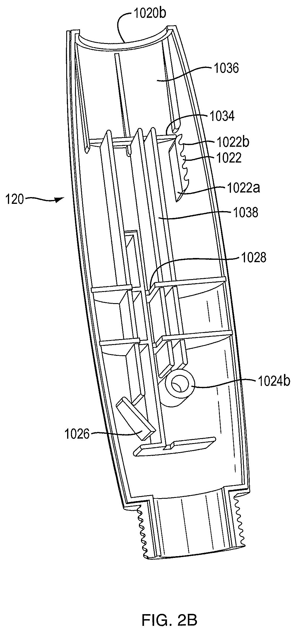Patent US12576213 Figure 6 – Multiple dosage injector with rack and pinion dosage system having ram that includes a lockout protrusion