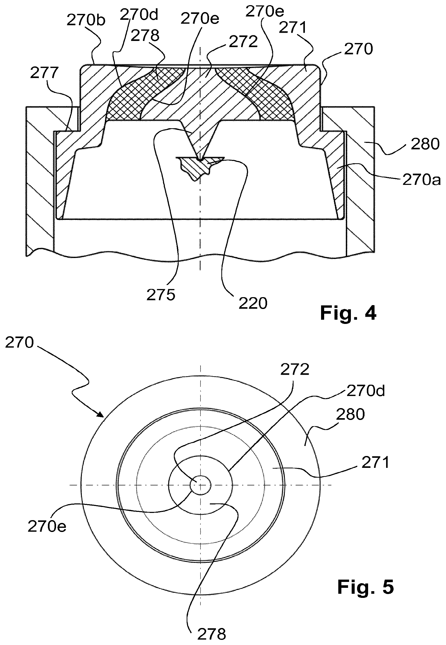 Patent US12576214 Figure 3 – Button and button assembly for a drug delivery device