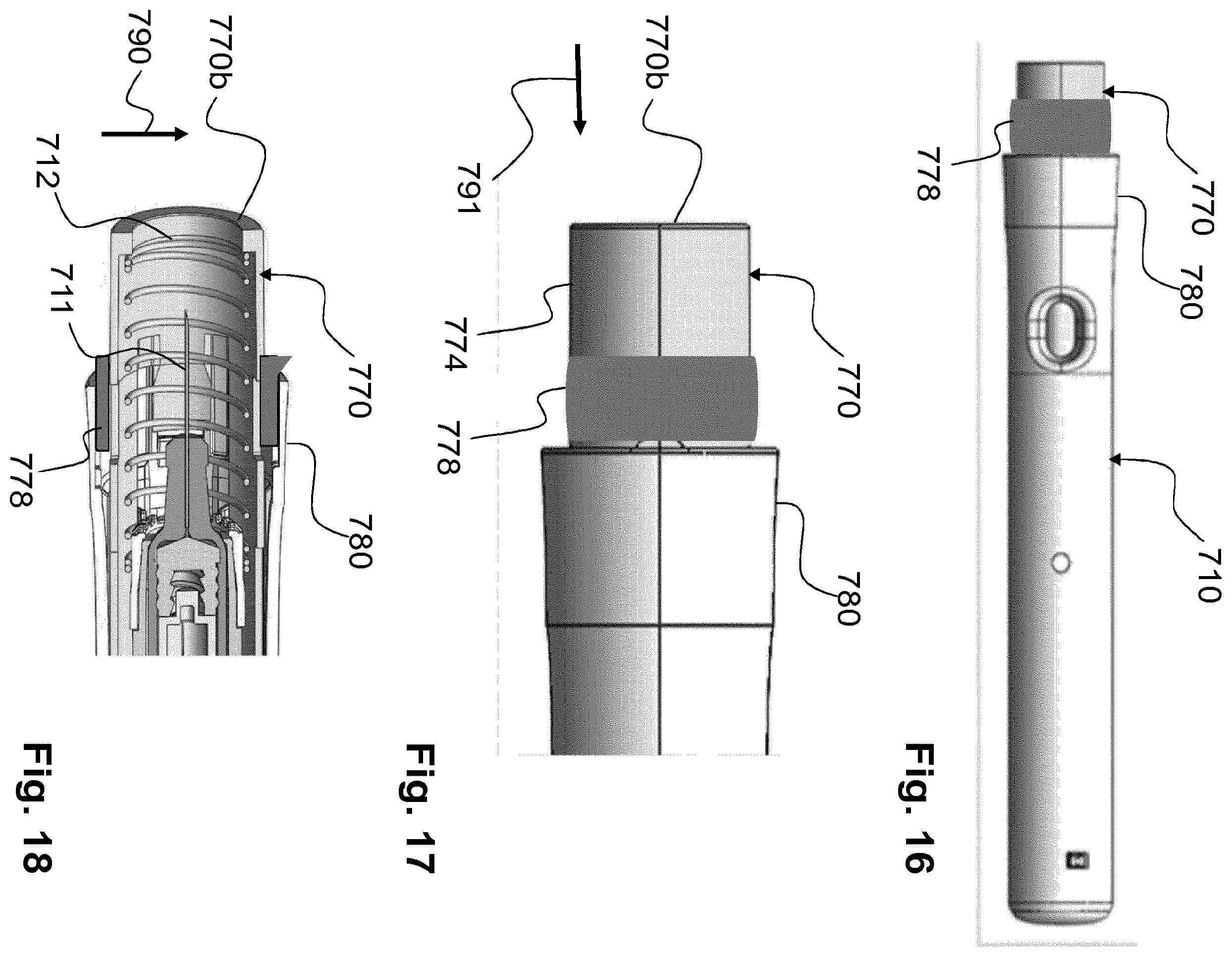 Patent US12576214 Figure 8 – Button and button assembly for a drug delivery device