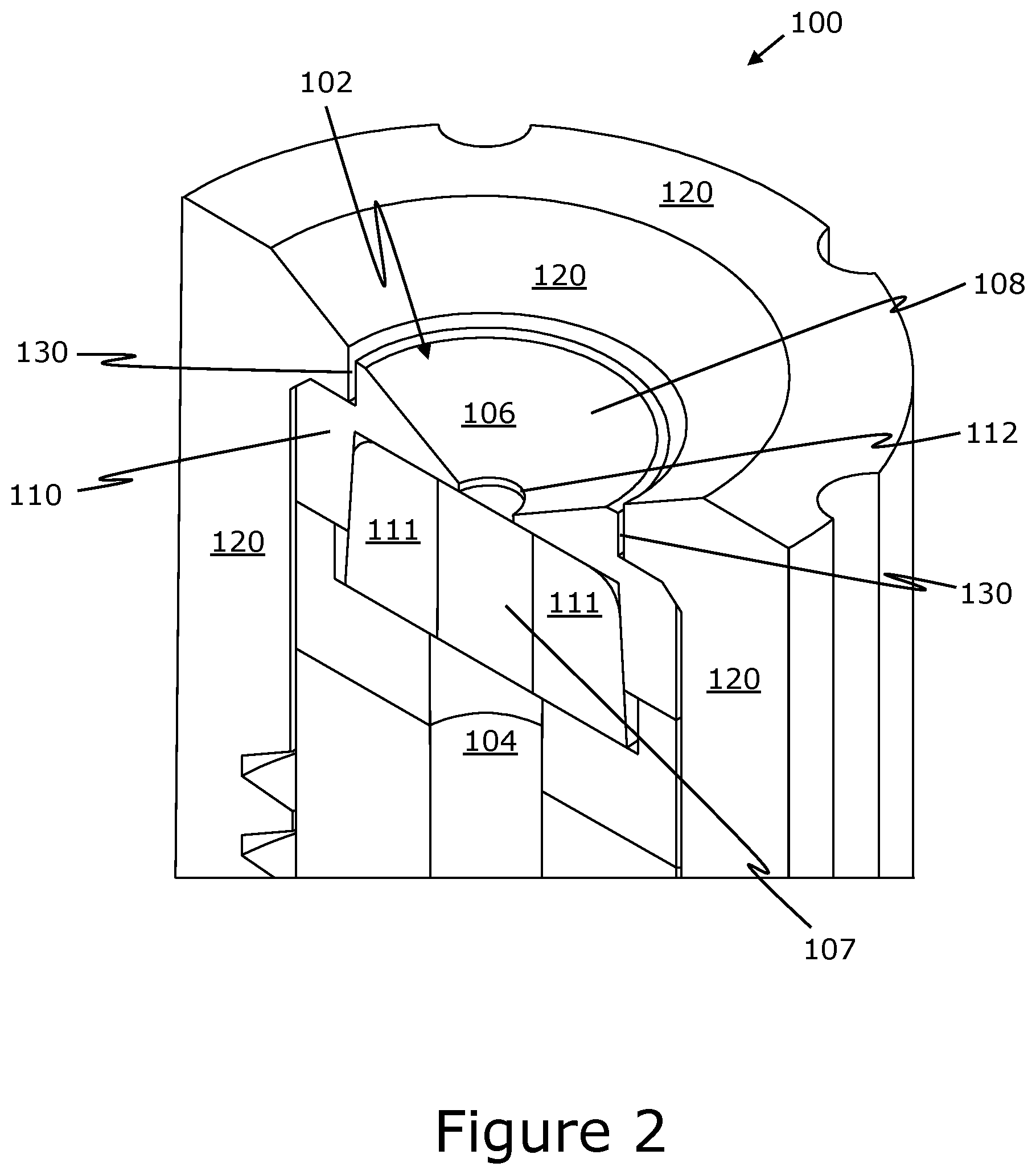 Patent US12576221 Figure 2 – Nozzle arrangement
