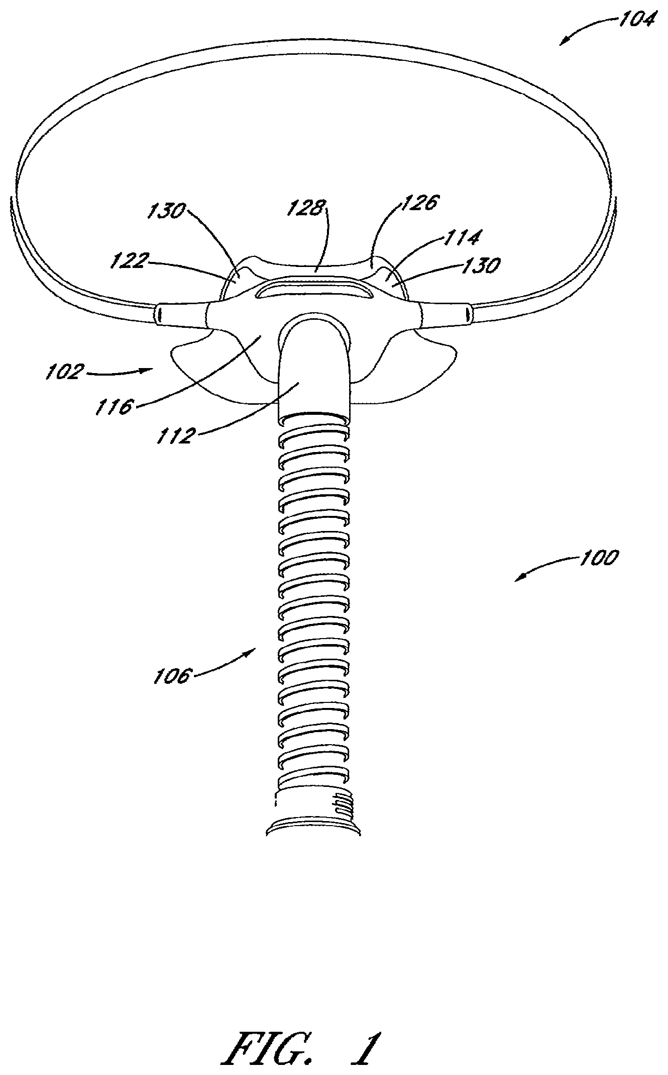 Patent US12576230 Figure 1 – Patient interface and aspects thereof