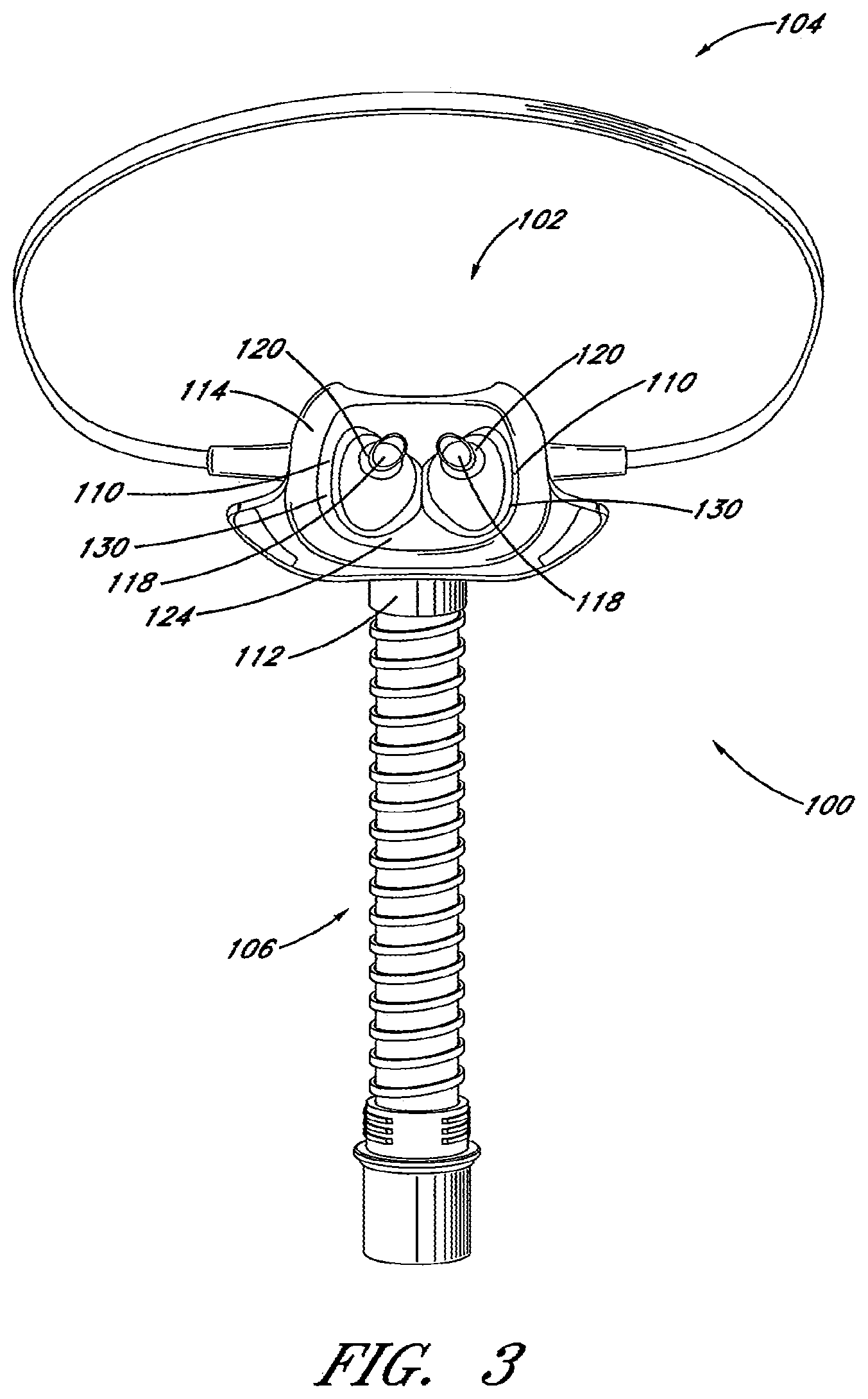 Patent US12576230 Figure 3 – Patient interface and aspects thereof