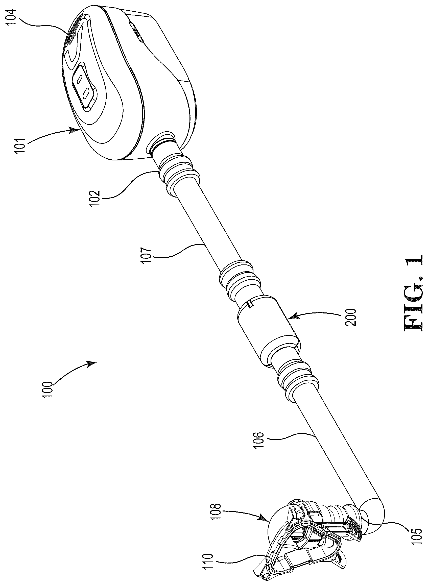 Patent US12576231 Figure 1 – Inline muffler and positive airway pressure therapy apparatus including same