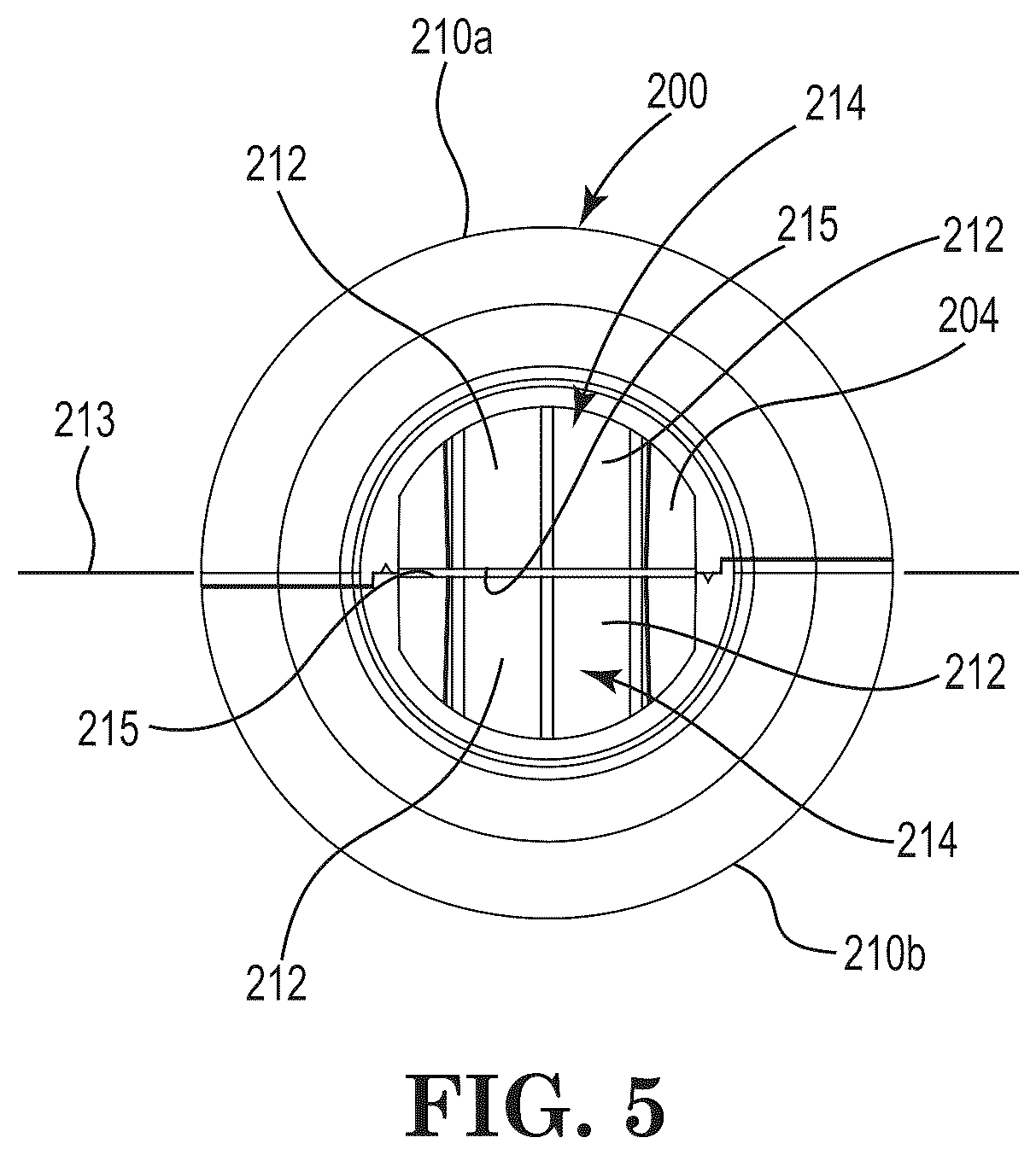 Patent US12576231 Figure 5 – Inline muffler and positive airway pressure therapy apparatus including same