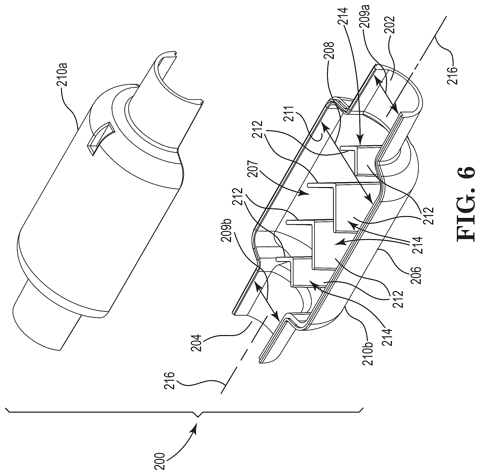Patent US12576231 Figure 6 – Inline muffler and positive airway pressure therapy apparatus including same