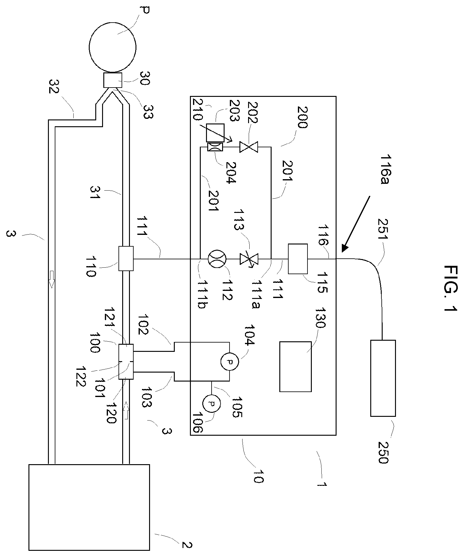 Patent US12576233 — NO delivery device with emergency dosing system — Figure 1