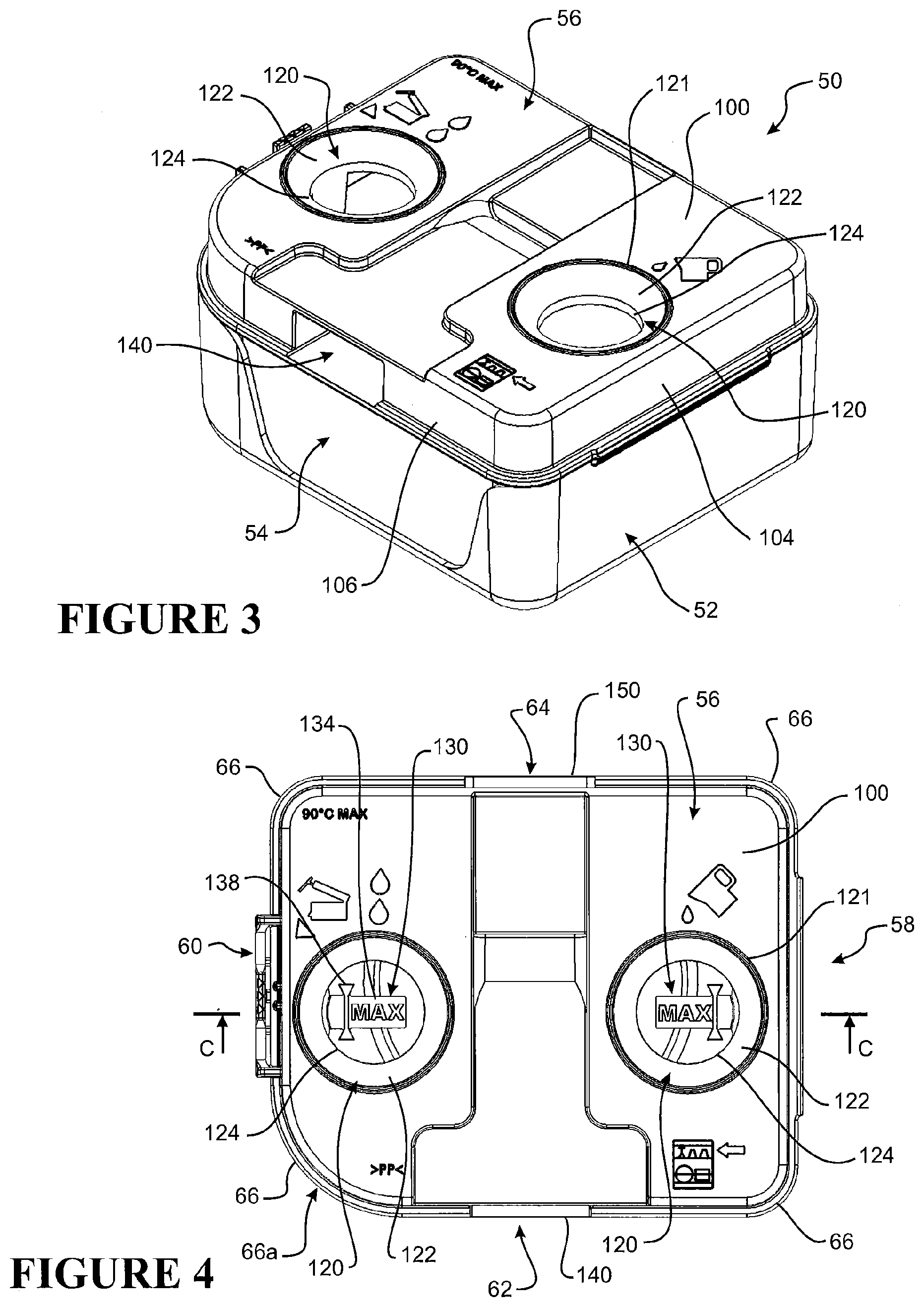 Patent US12576235 Figure 3 – Humidification chamber for a respiratory assistance apparatus