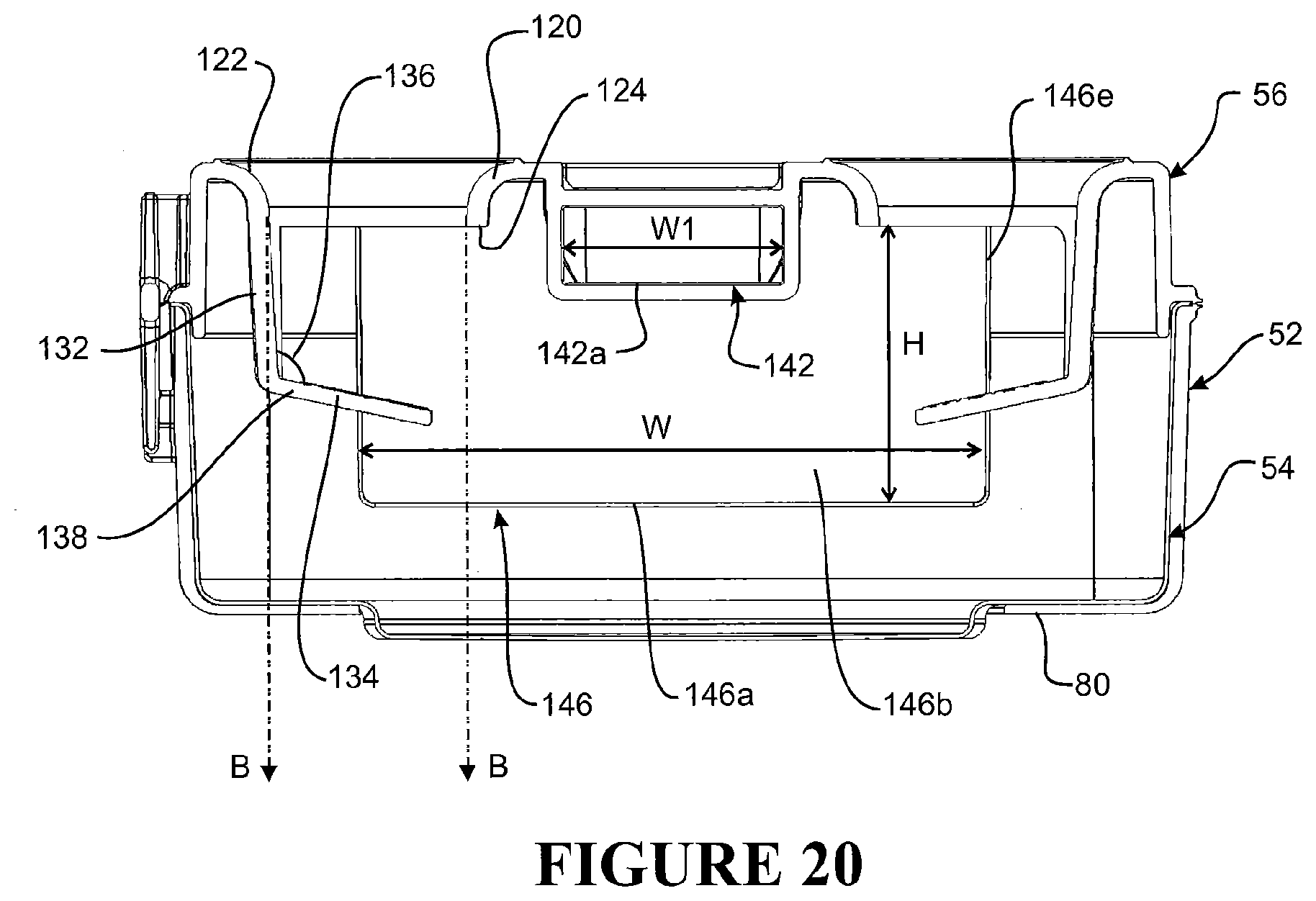 Patent US12576235 Figure 12 – Humidification chamber for a respiratory assistance apparatus