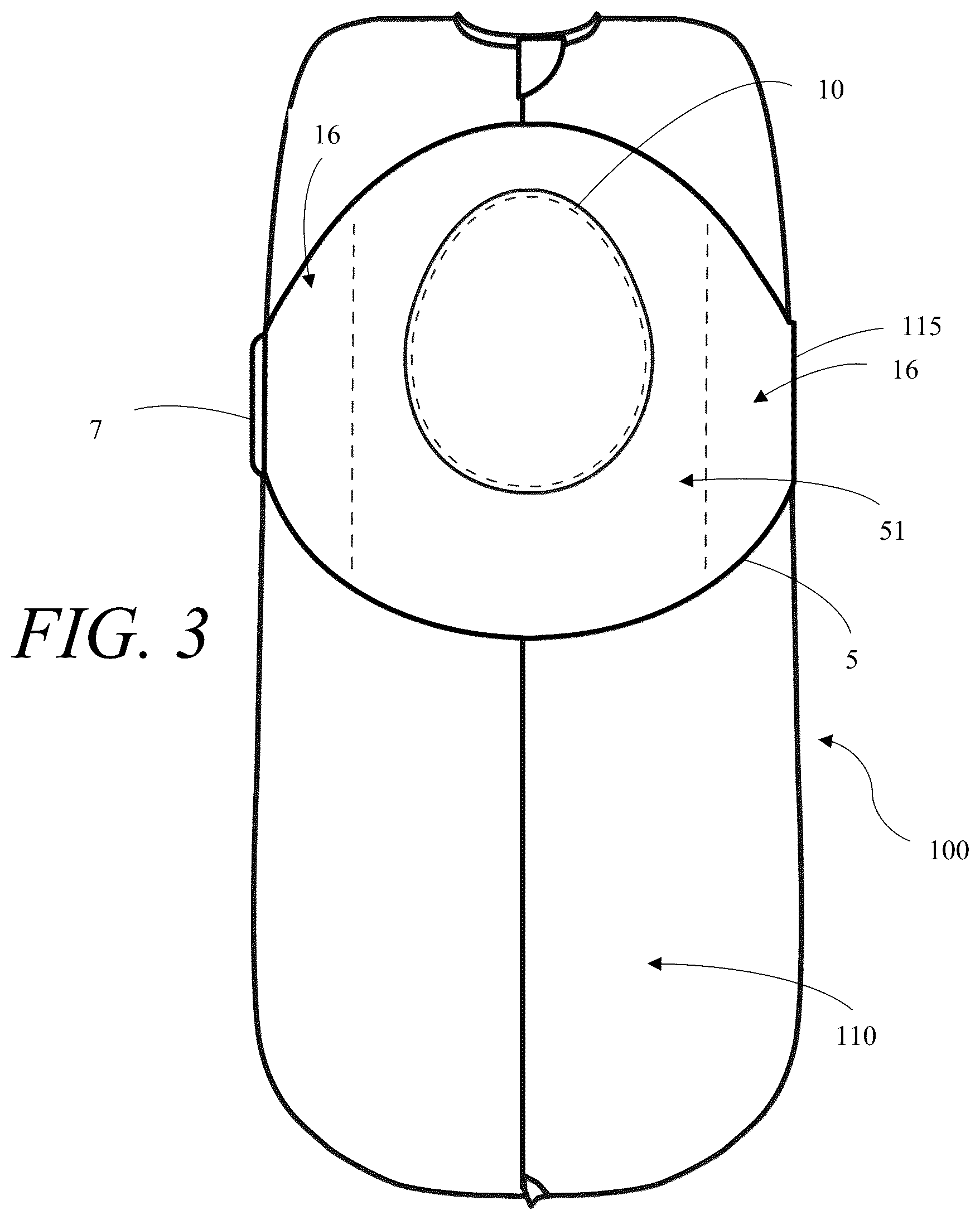 Patent US12576236 Figure 3 – Wearable weighted apparatus