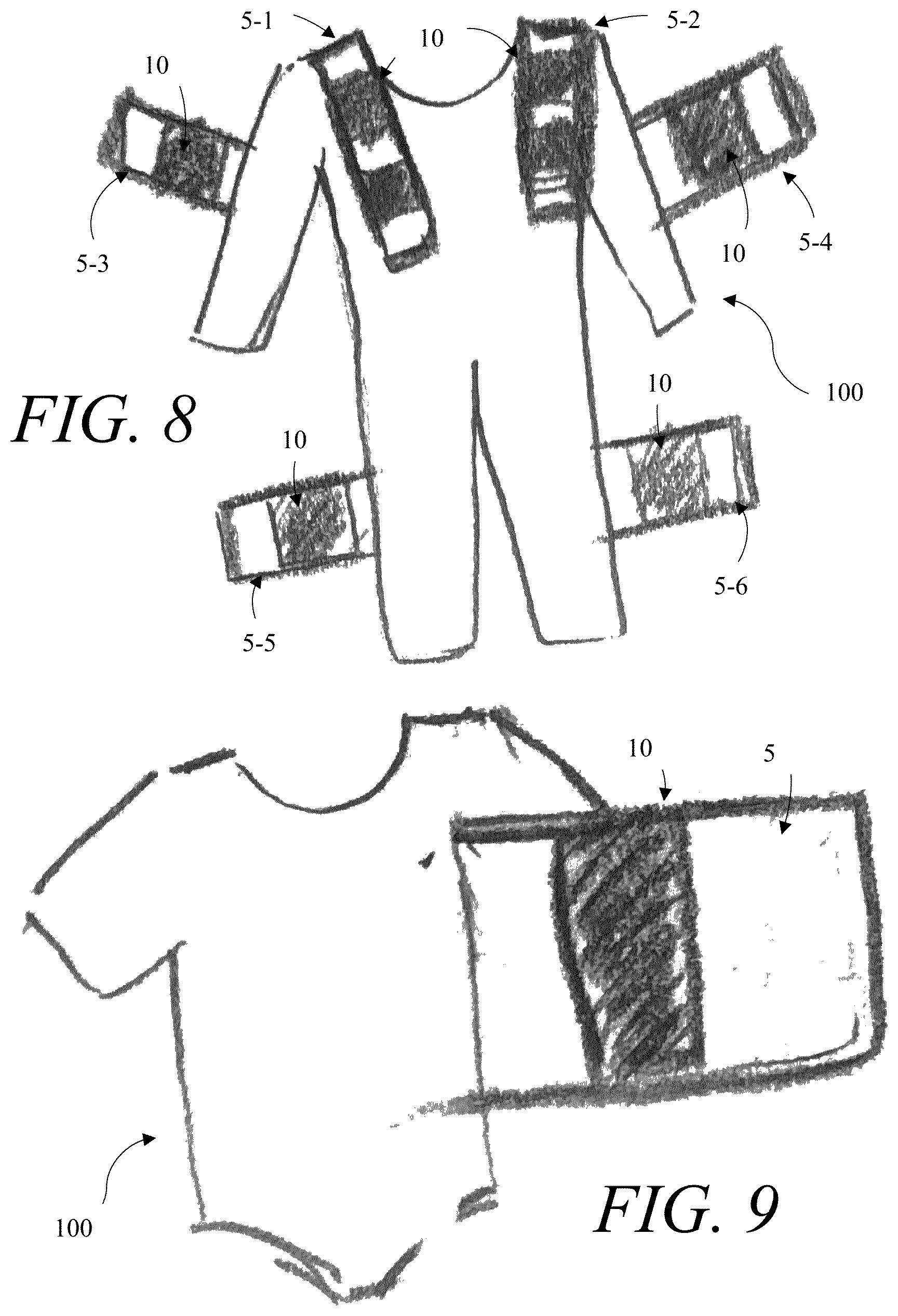 Patent US12576236 Figure 8 – Wearable weighted apparatus