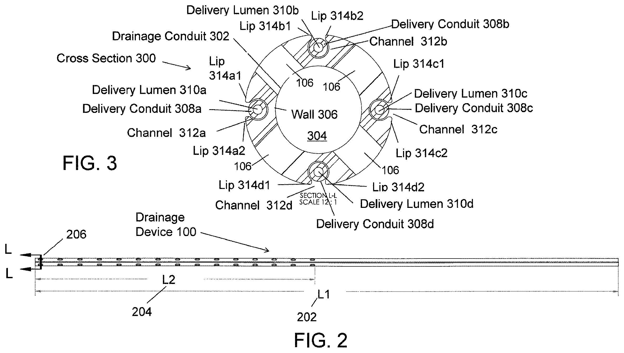 Patent US12576238 Figure 2 – Catheter and tube assembly and method of use