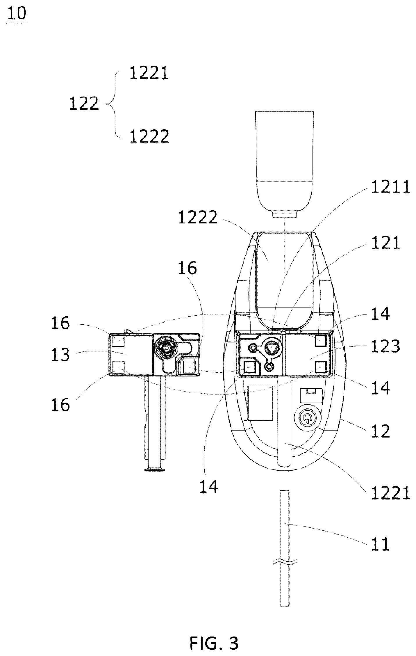 Patent US12576241 Figure 3 – Detachable urethral catheterization device