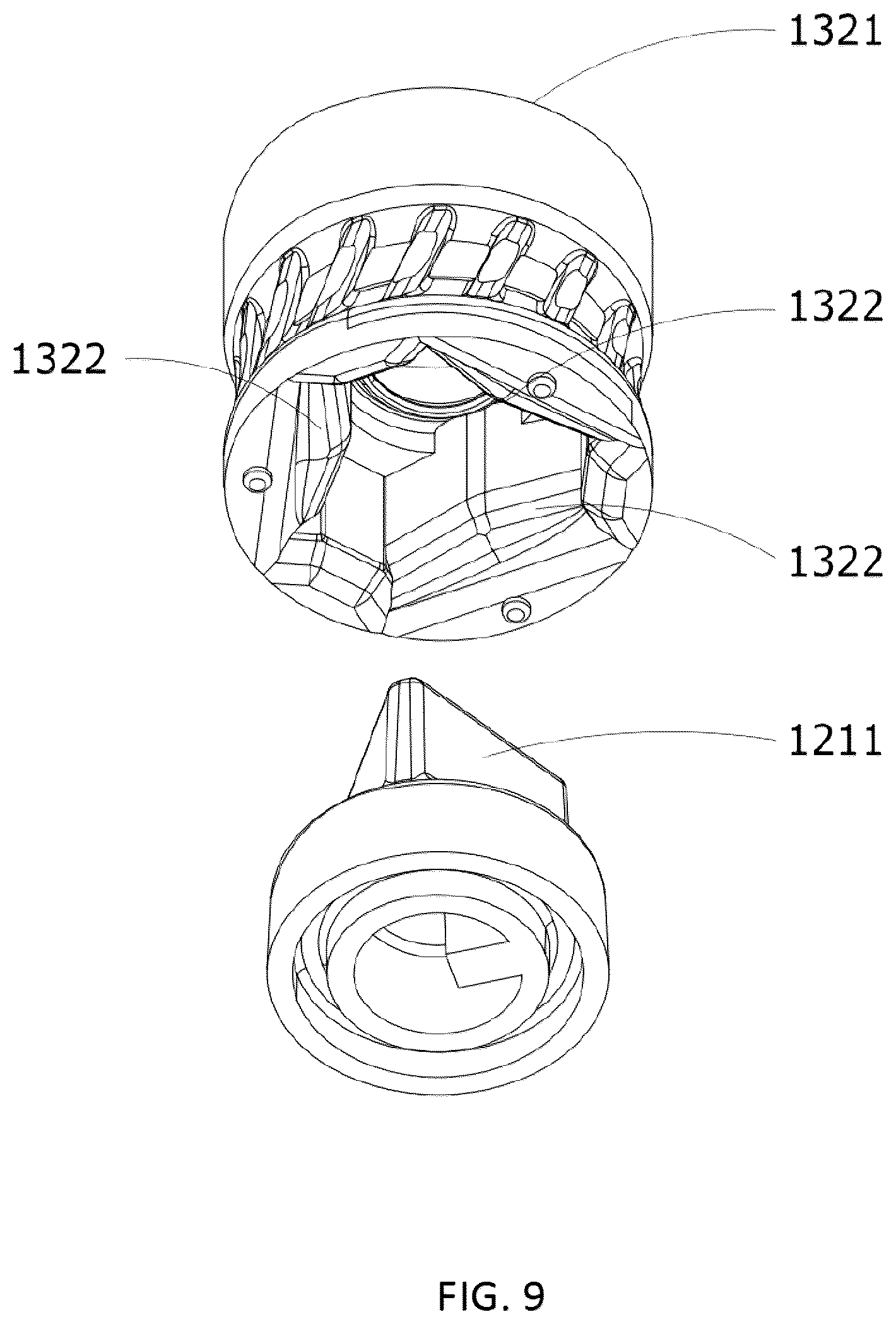 Patent US12576241 Figure 9 – Detachable urethral catheterization device