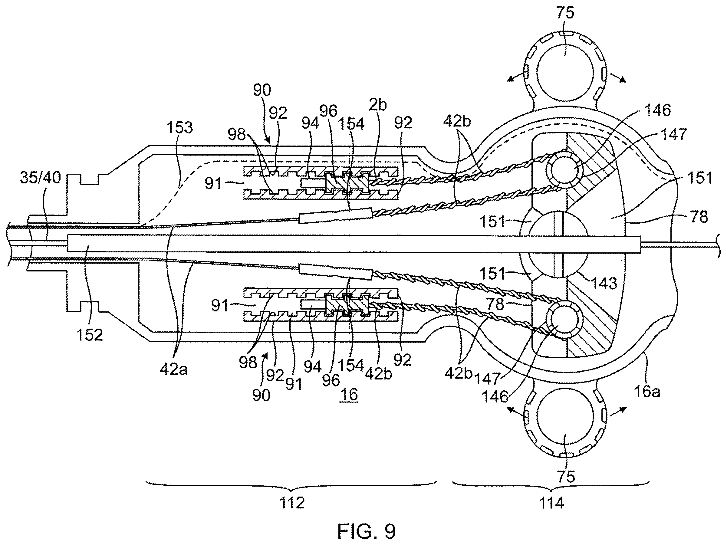 Patent US12576243 Figure 11 – Catheter with multi-functional control handle having linear mechanism