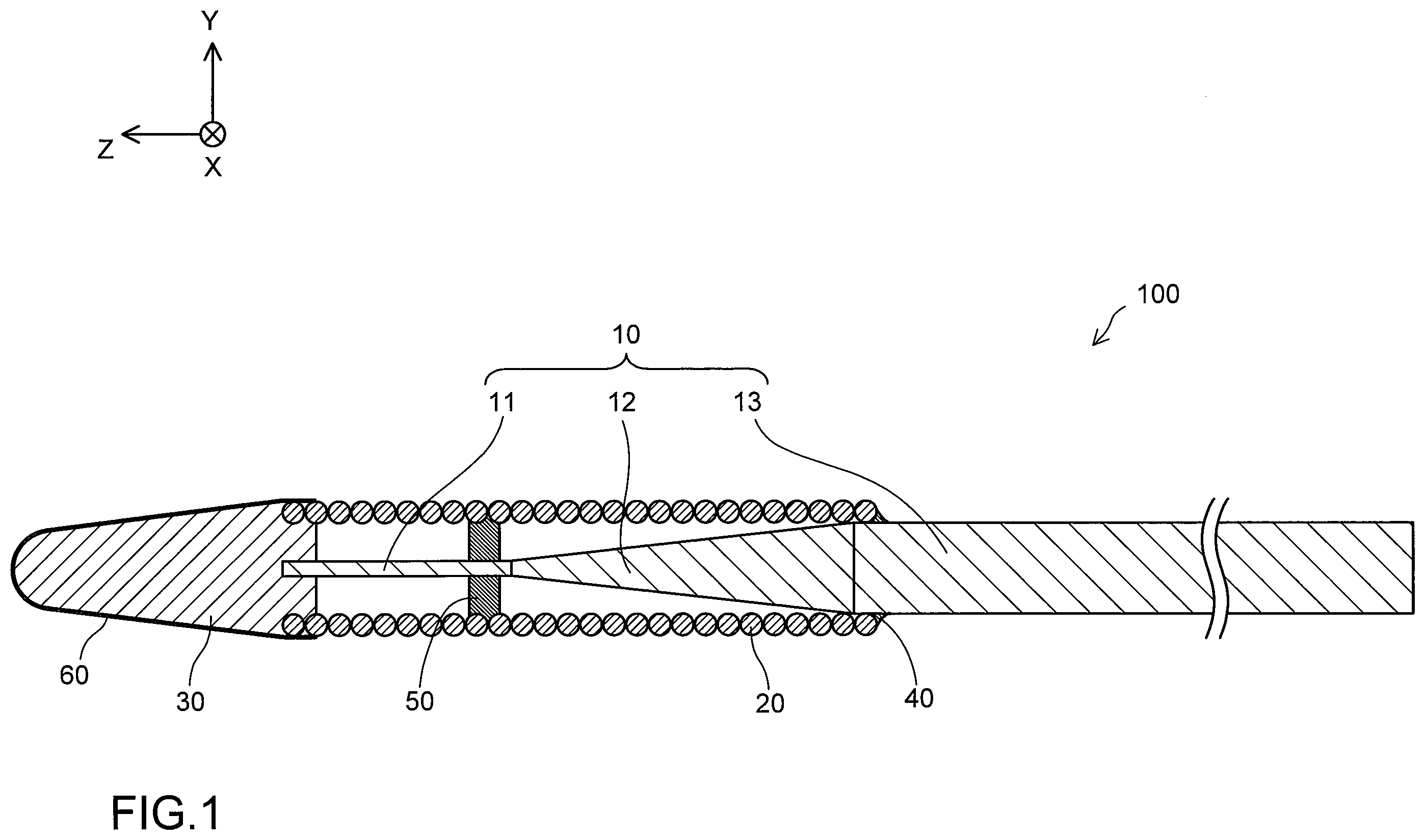 Patent US12576248 Figure 1 – Guide wire