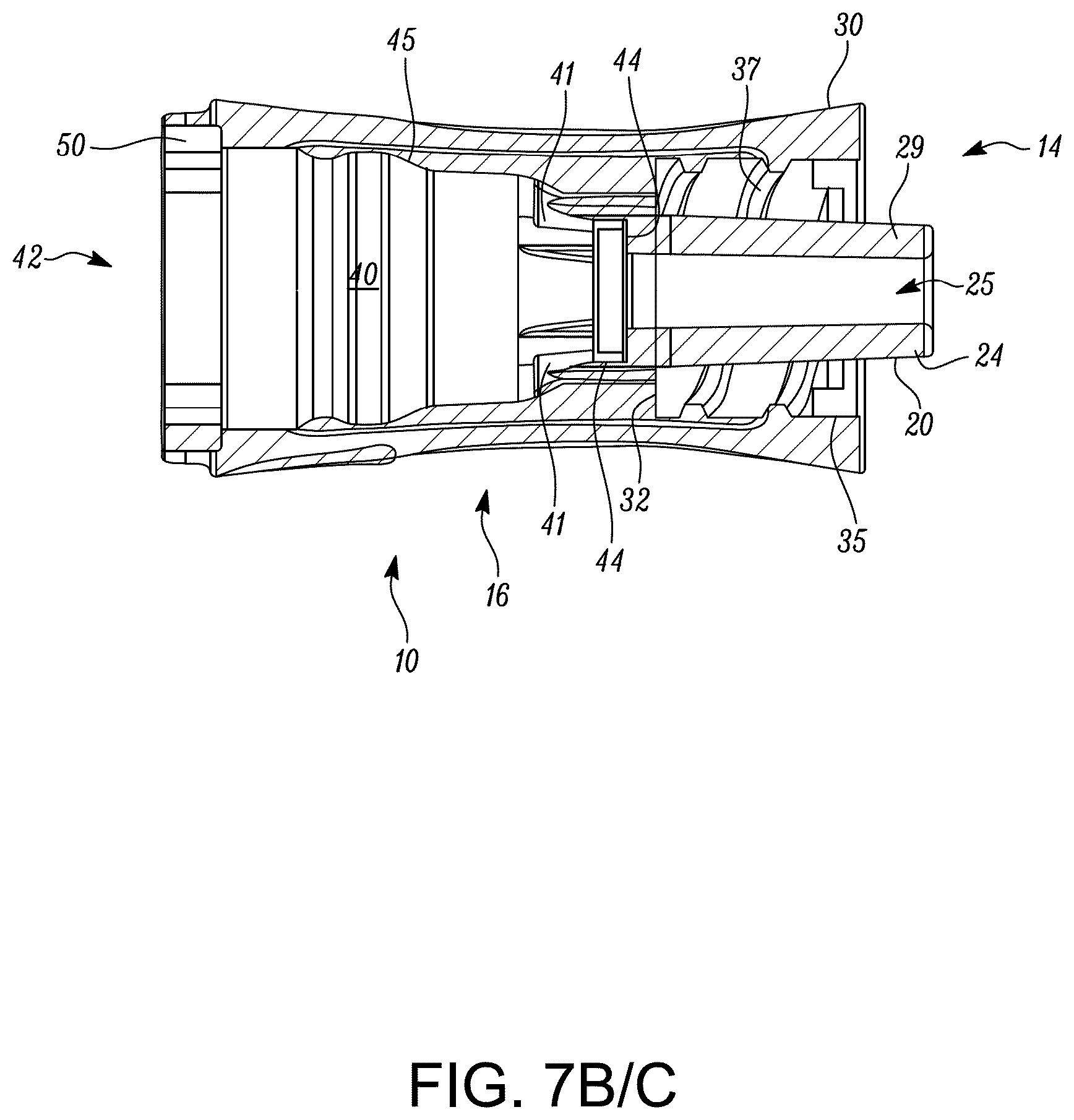 Patent US12576256 Figure 15 – Medical Luer connector