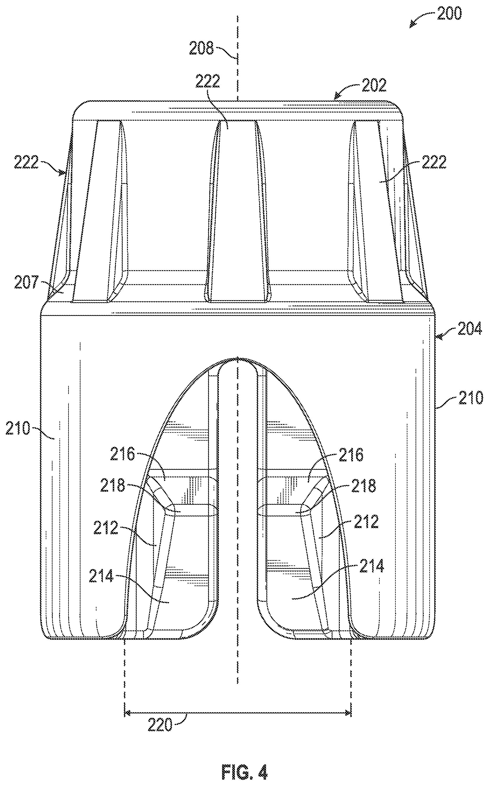 Patent US12576257 Figure 3 – Tamper-resistant cap