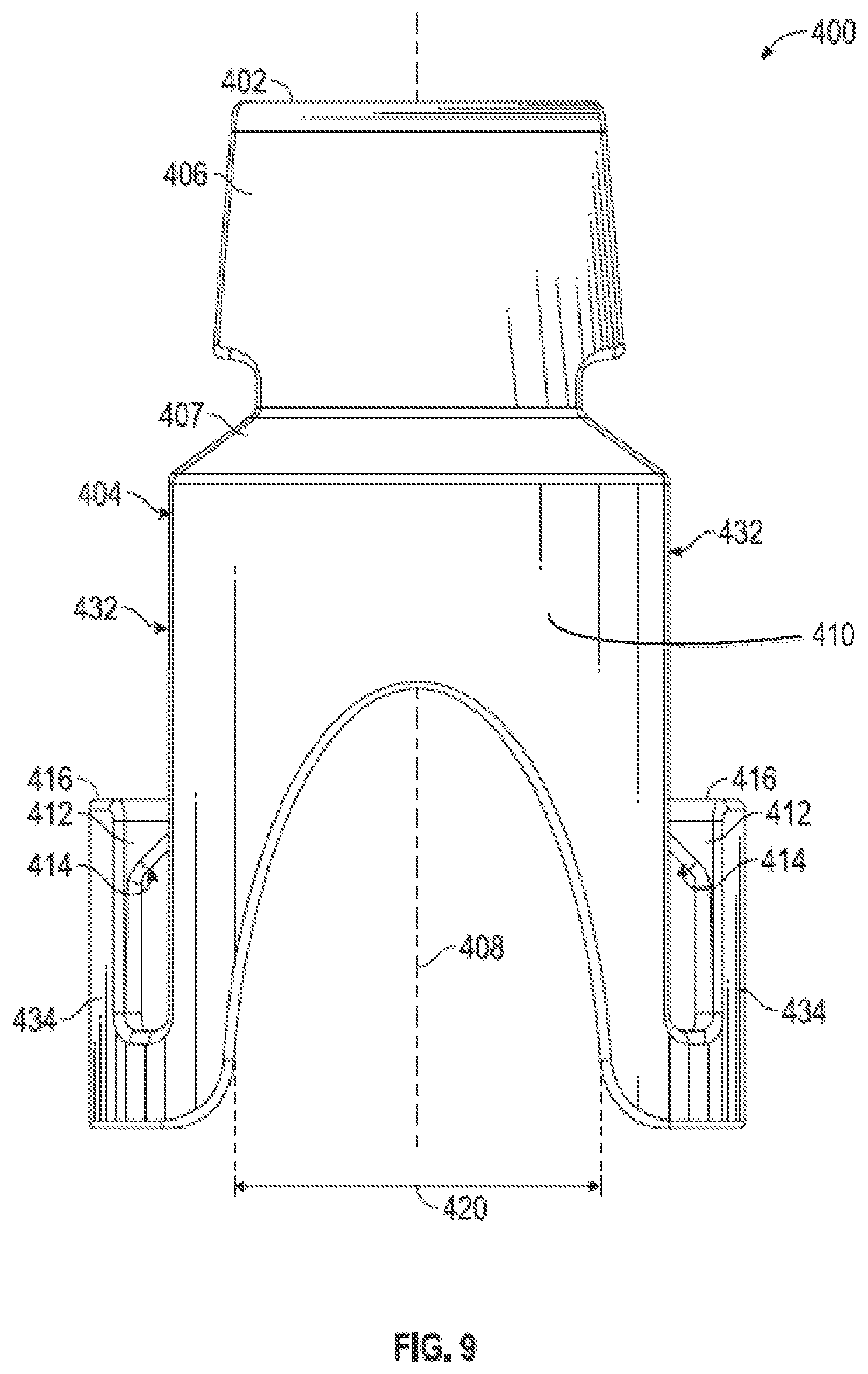 Patent US12576257 Figure 8 – Tamper-resistant cap
