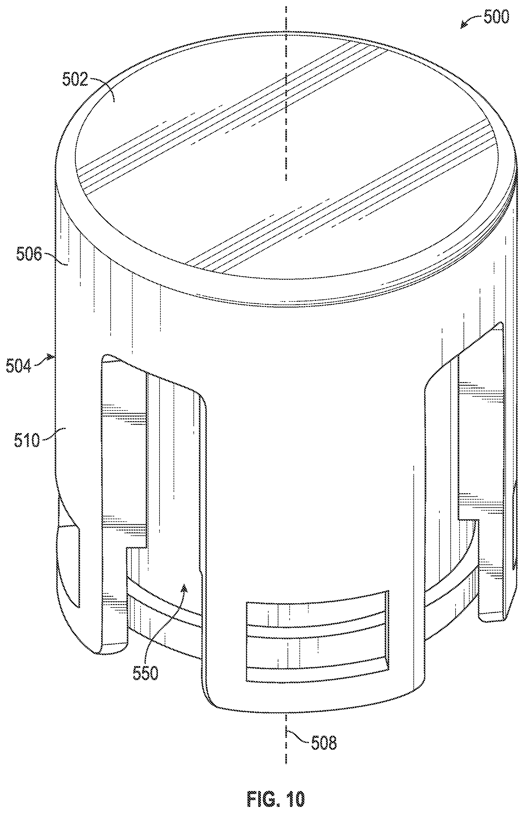 Patent US12576257 Figure 9 – Tamper-resistant cap