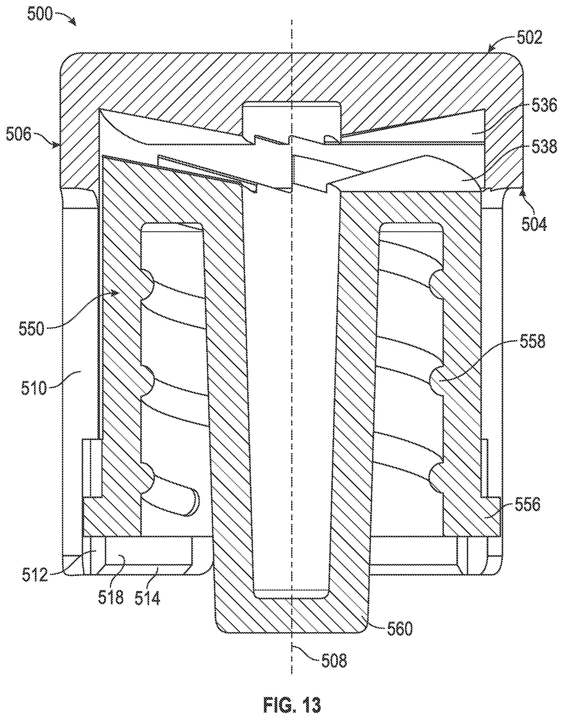 Patent US12576257 Figure 12 – Tamper-resistant cap