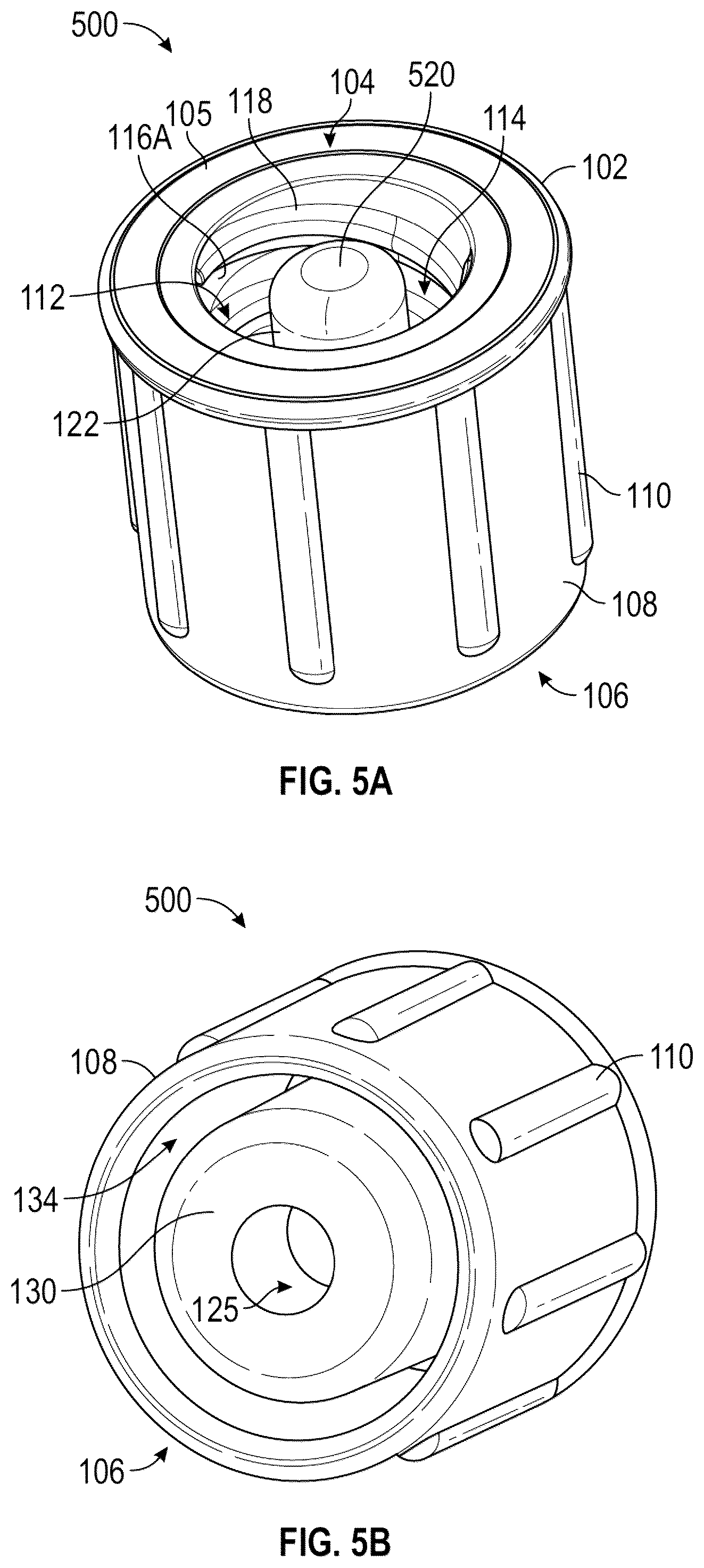 Patent US12576260 Figure 7 – Disinfecting cap for open female luer devices