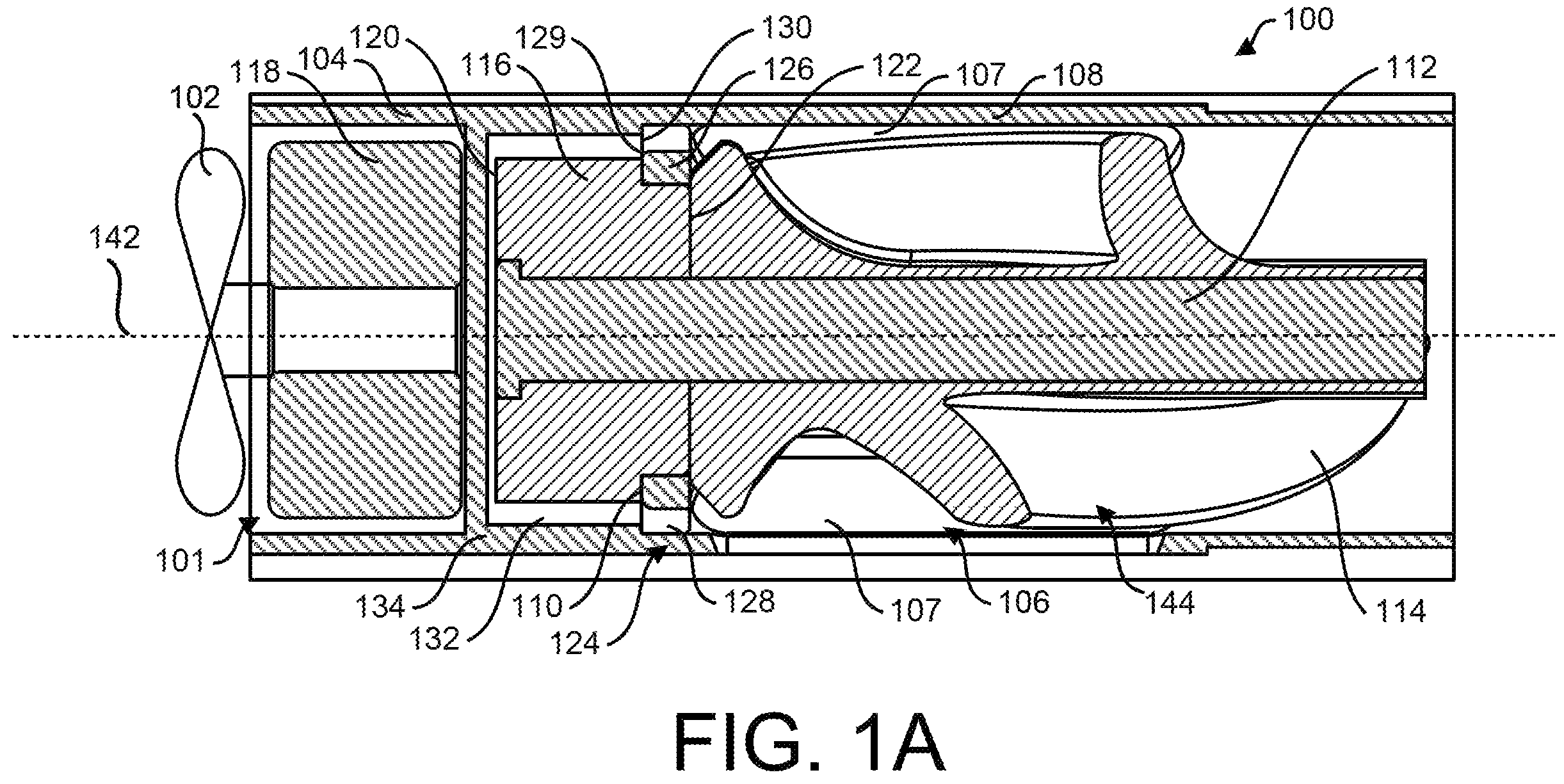 Patent US12576262 Figure 1 – Magnetic propulsion and bearing for a hemodynamic support pump