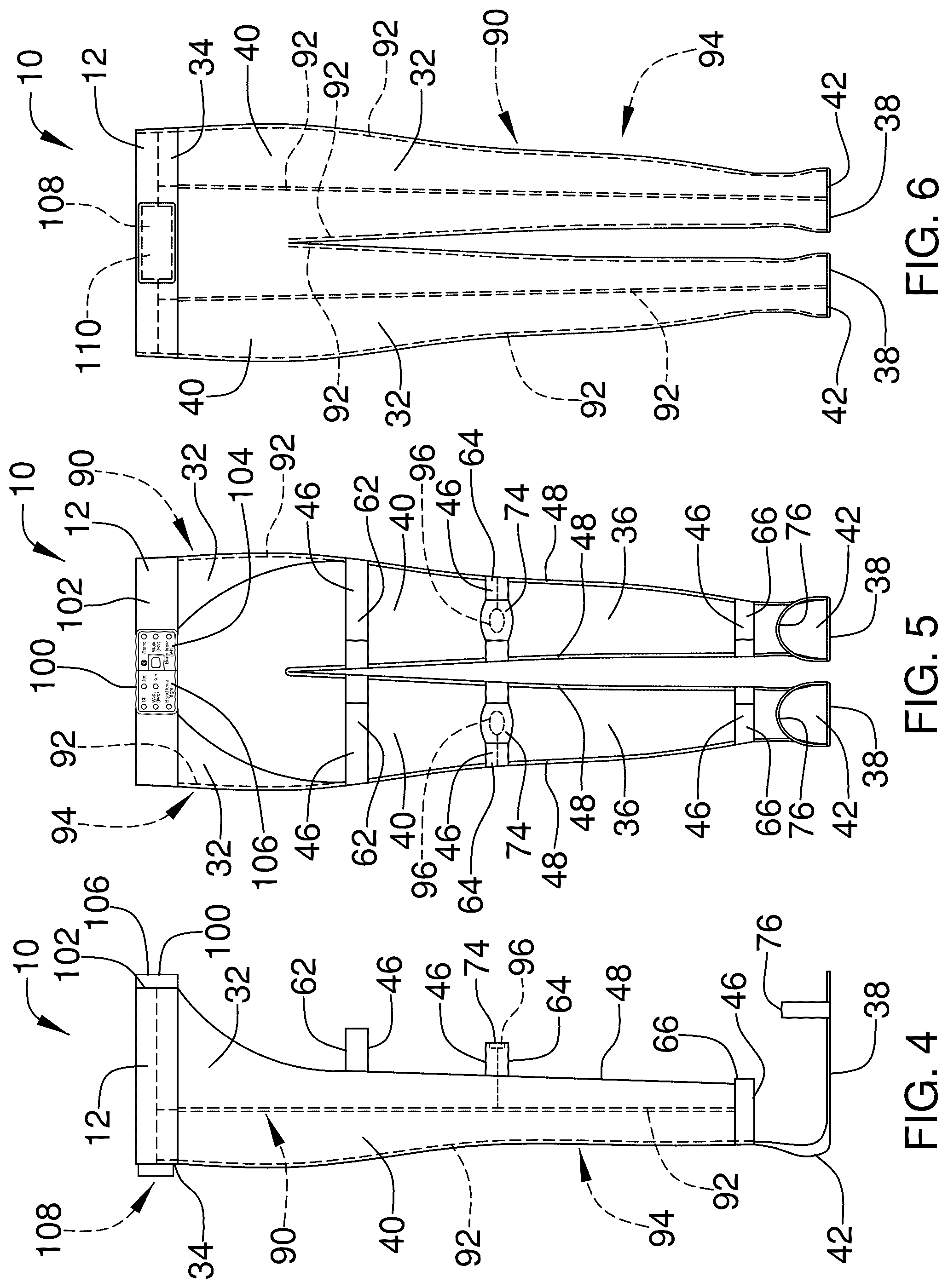 Patent US12576264 Figure 3 – Neuroprosthesis apparatus for stimulating leg movement