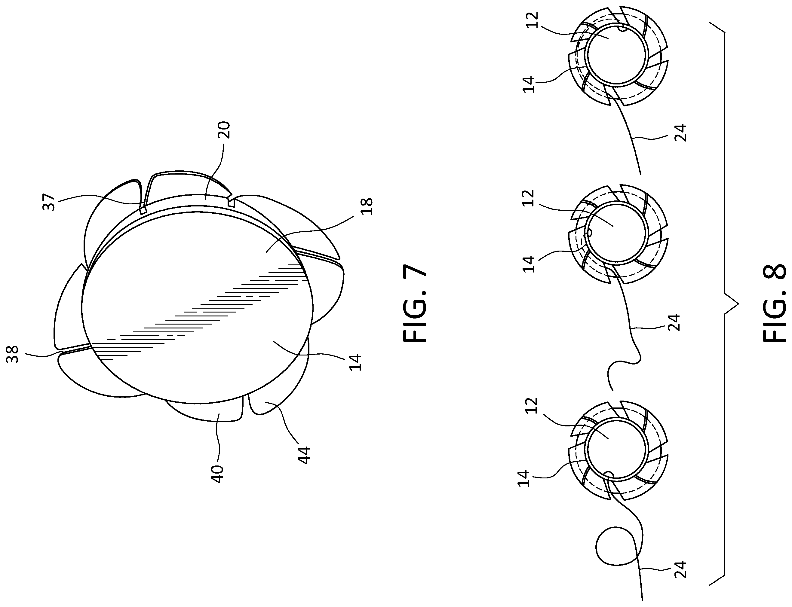 Patent US12576266 Figure 4 – Cranial implant with wire management structure