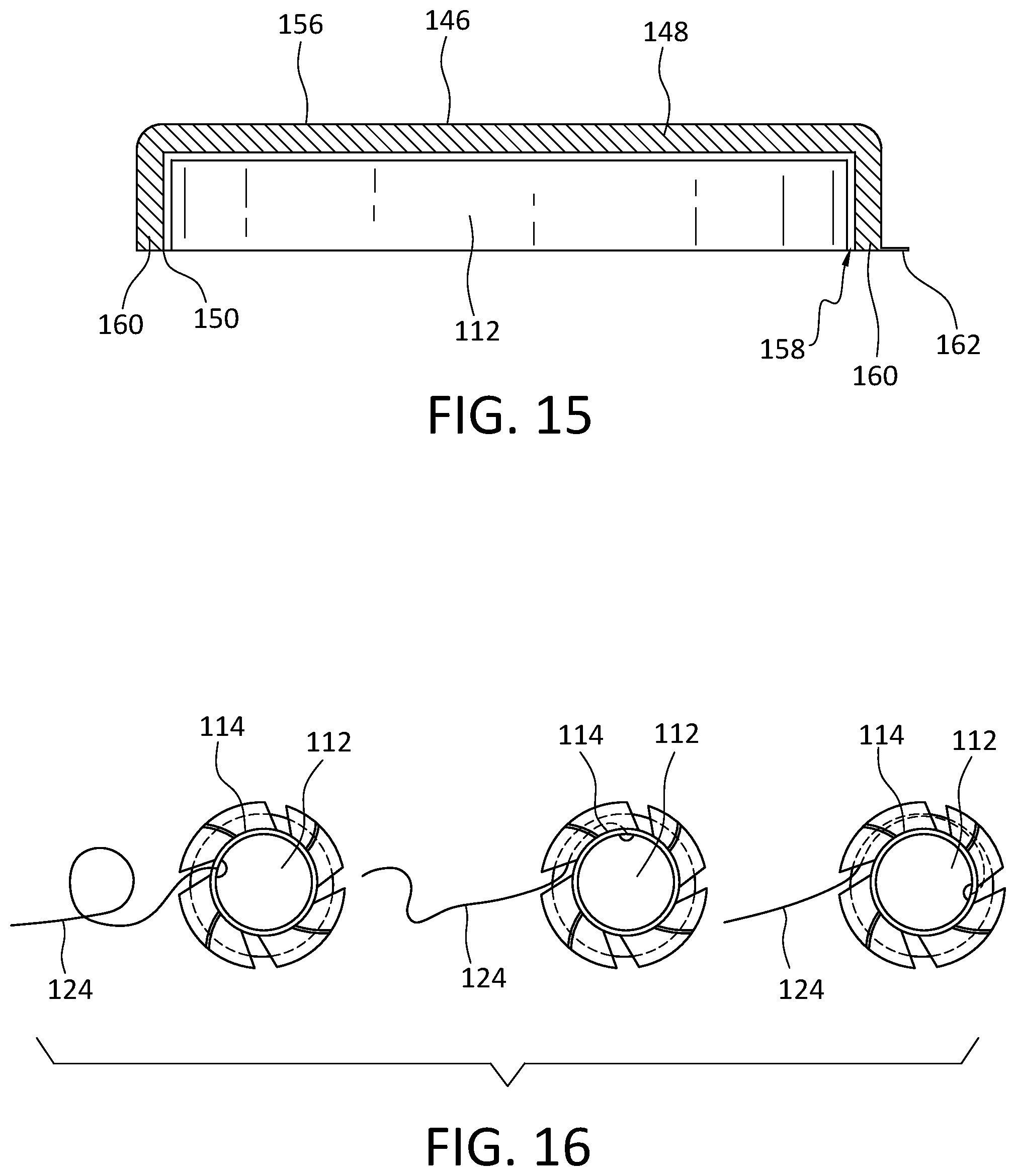 Patent US12576266 Figure 8 – Cranial implant with wire management structure