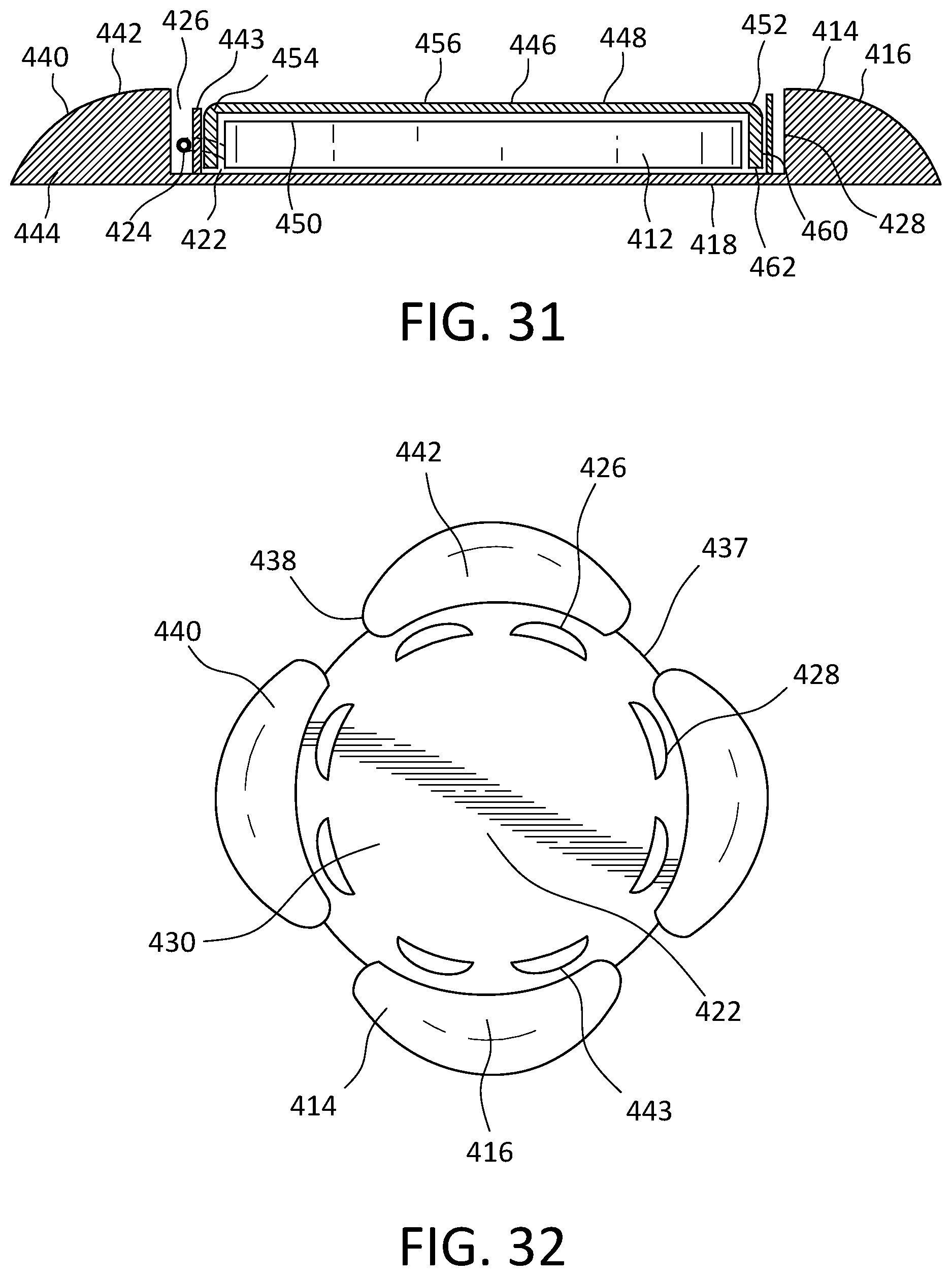 Patent US12576266 Figure 16 – Cranial implant with wire management structure