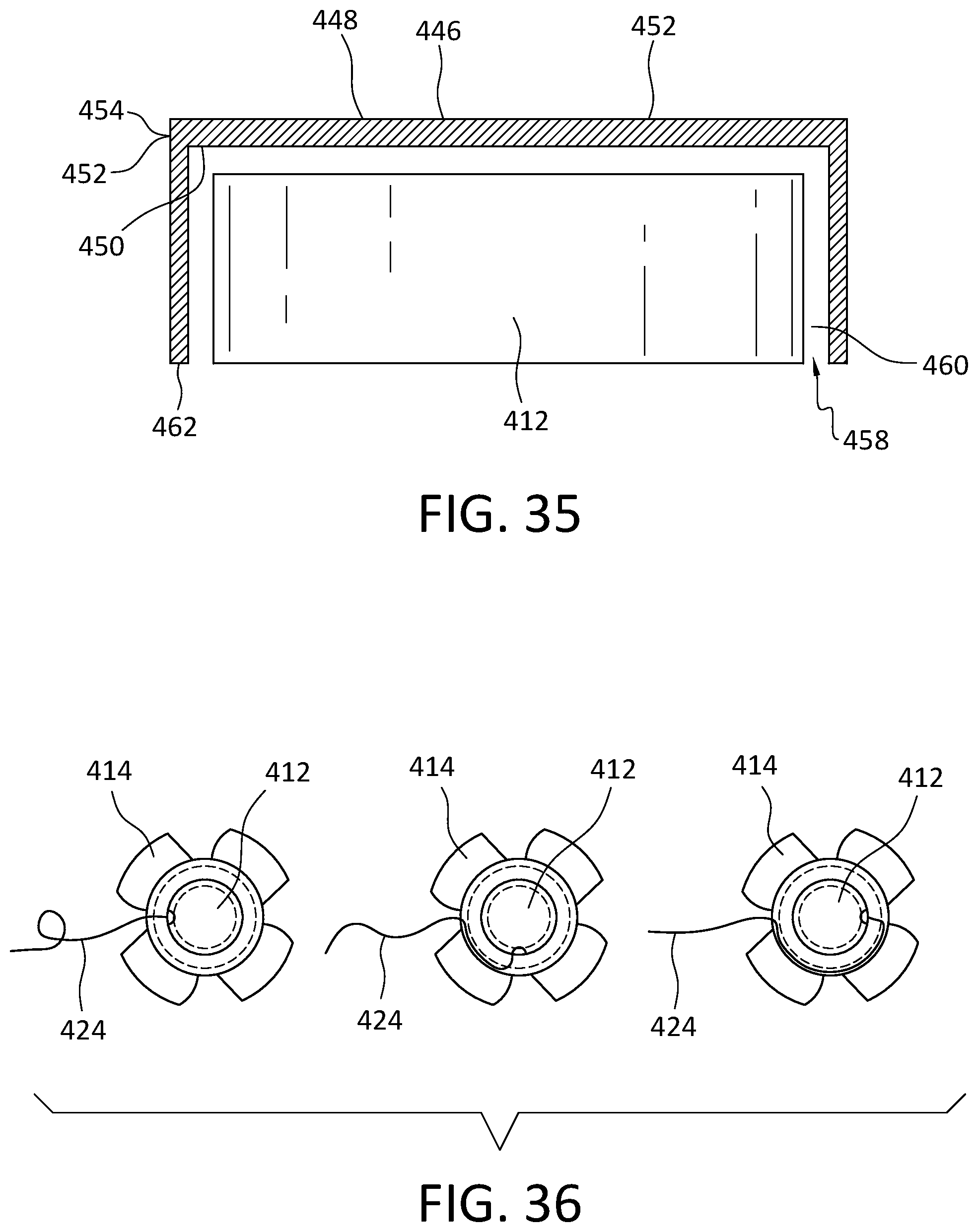 Patent US12576266 Figure 18 – Cranial implant with wire management structure