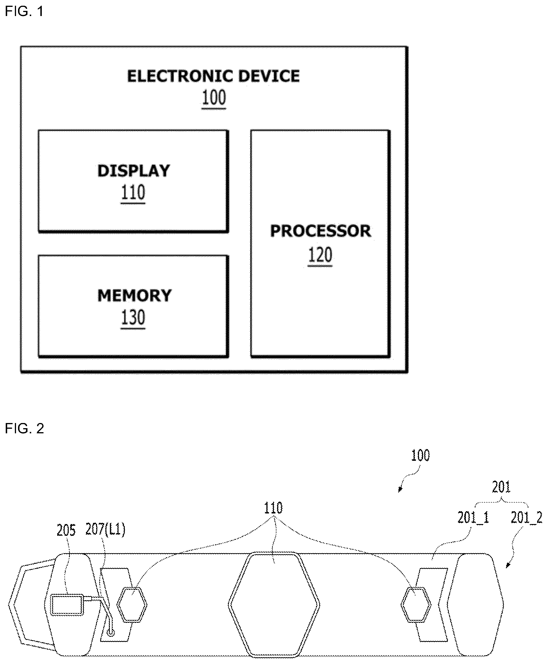 Patent US12576269 — Electronic device using low frequency and method of operation thereof — Figure 1