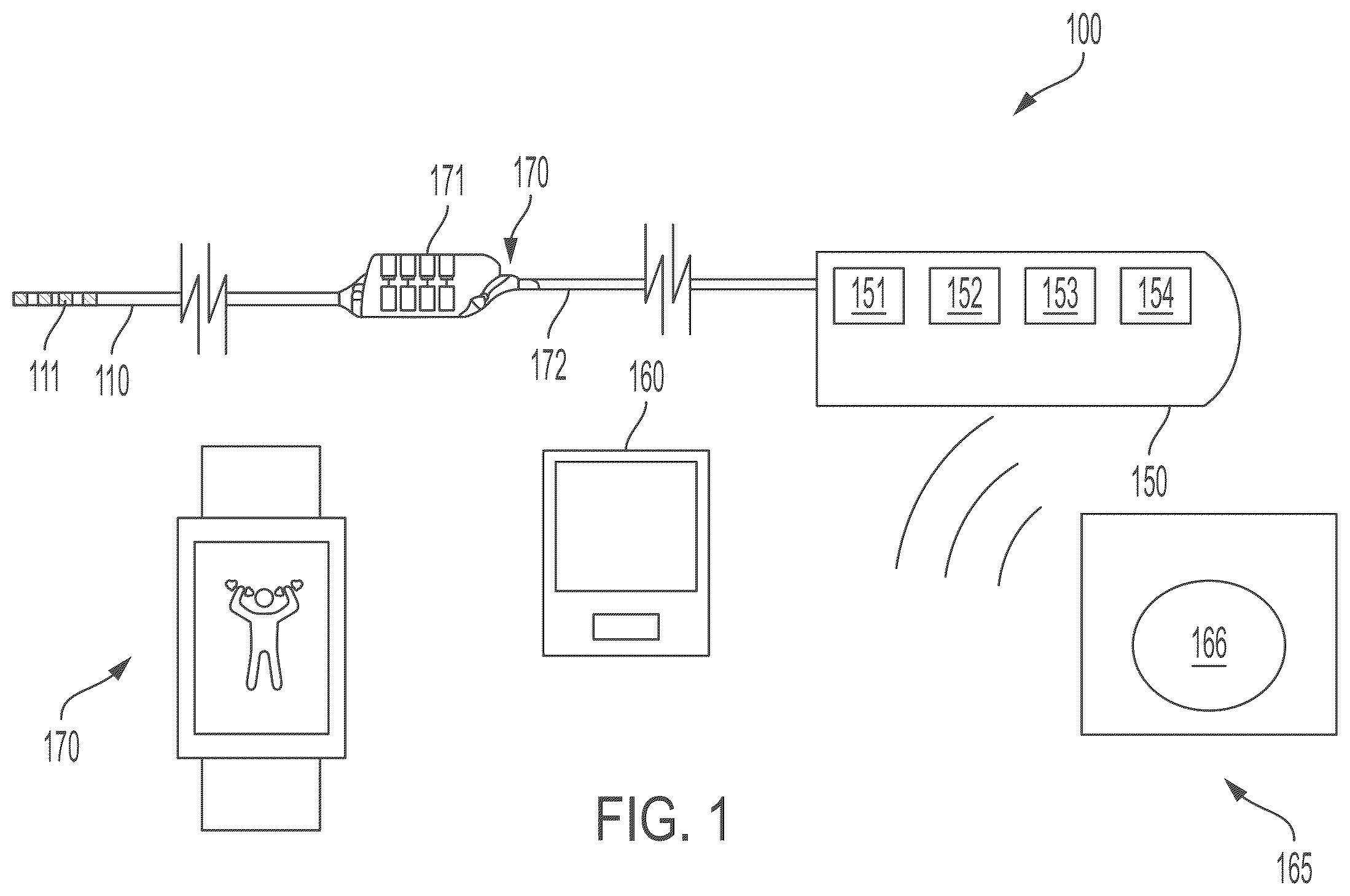 Patent US12576275 Figure 1 – System and method for controlling neurostimulation according to user activity and automated balancing of stimulation program duration