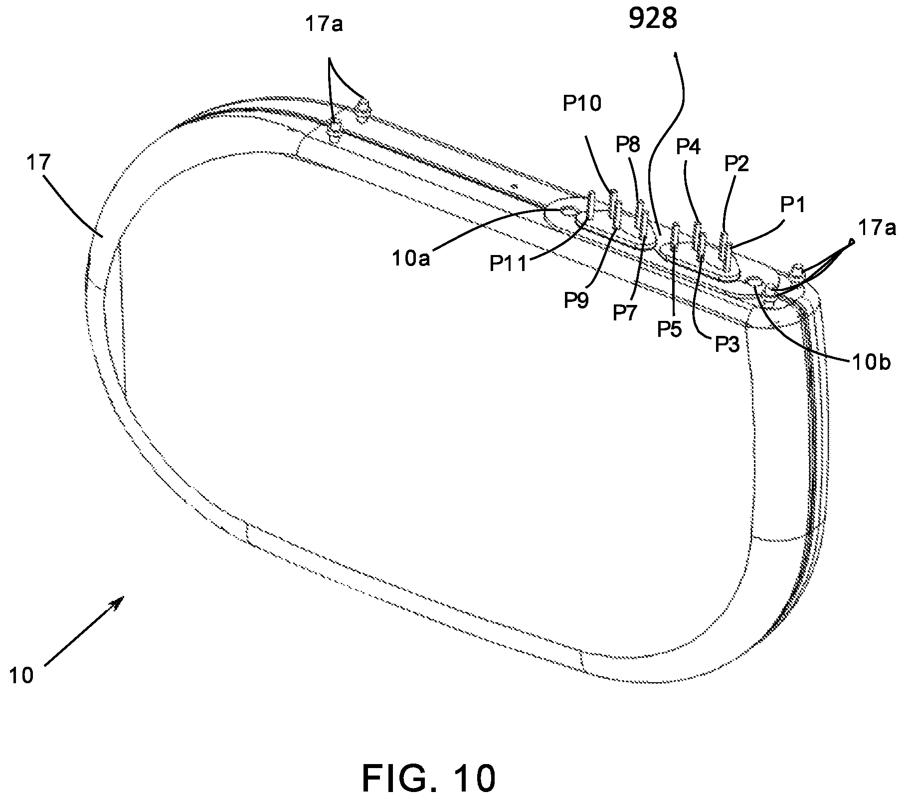 Patent US12576279 Figure 12 – Header for a neurostimulator