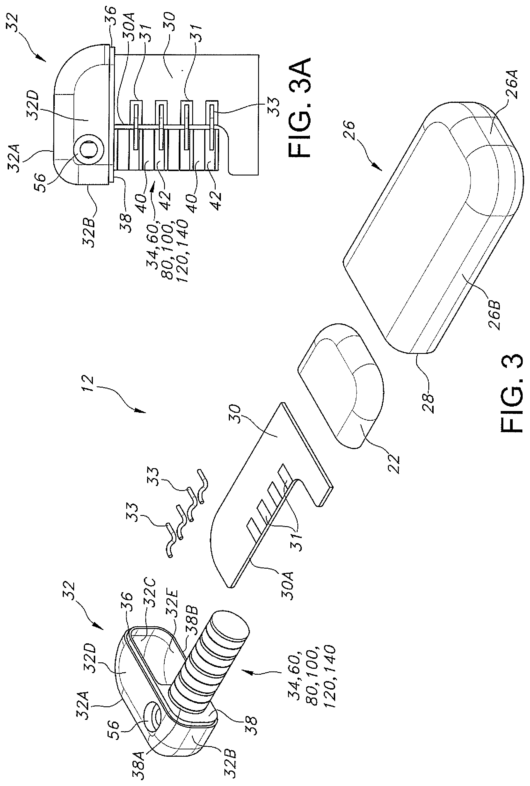 Patent US12576280 Figure 3 – Active medical device having a terminal housing assembly connected to a printed circuit board assembly without an intermediate feedthrough