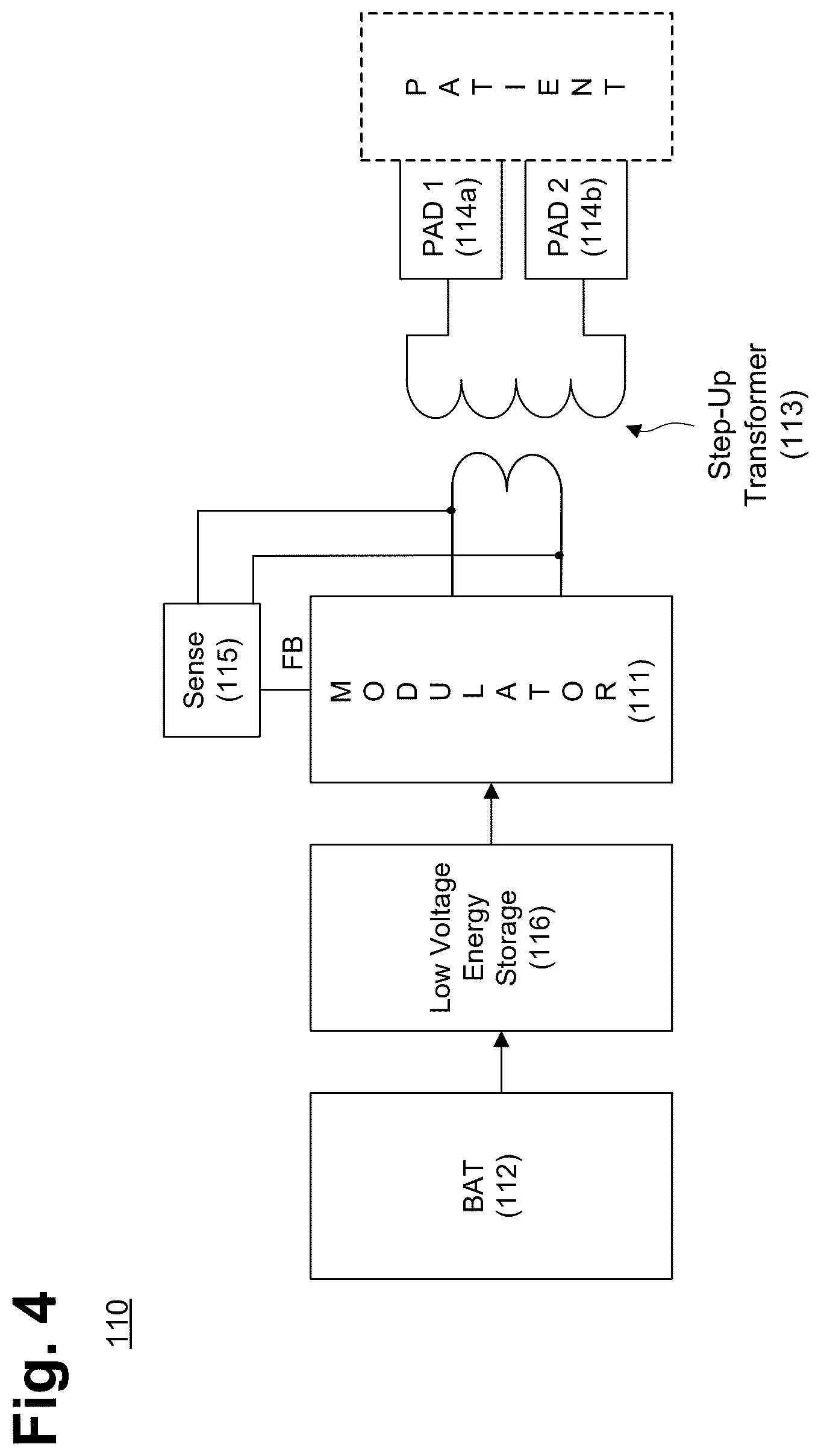 Patent US12576281 Figure 5 – Defibrillator designed for high-reliability operation