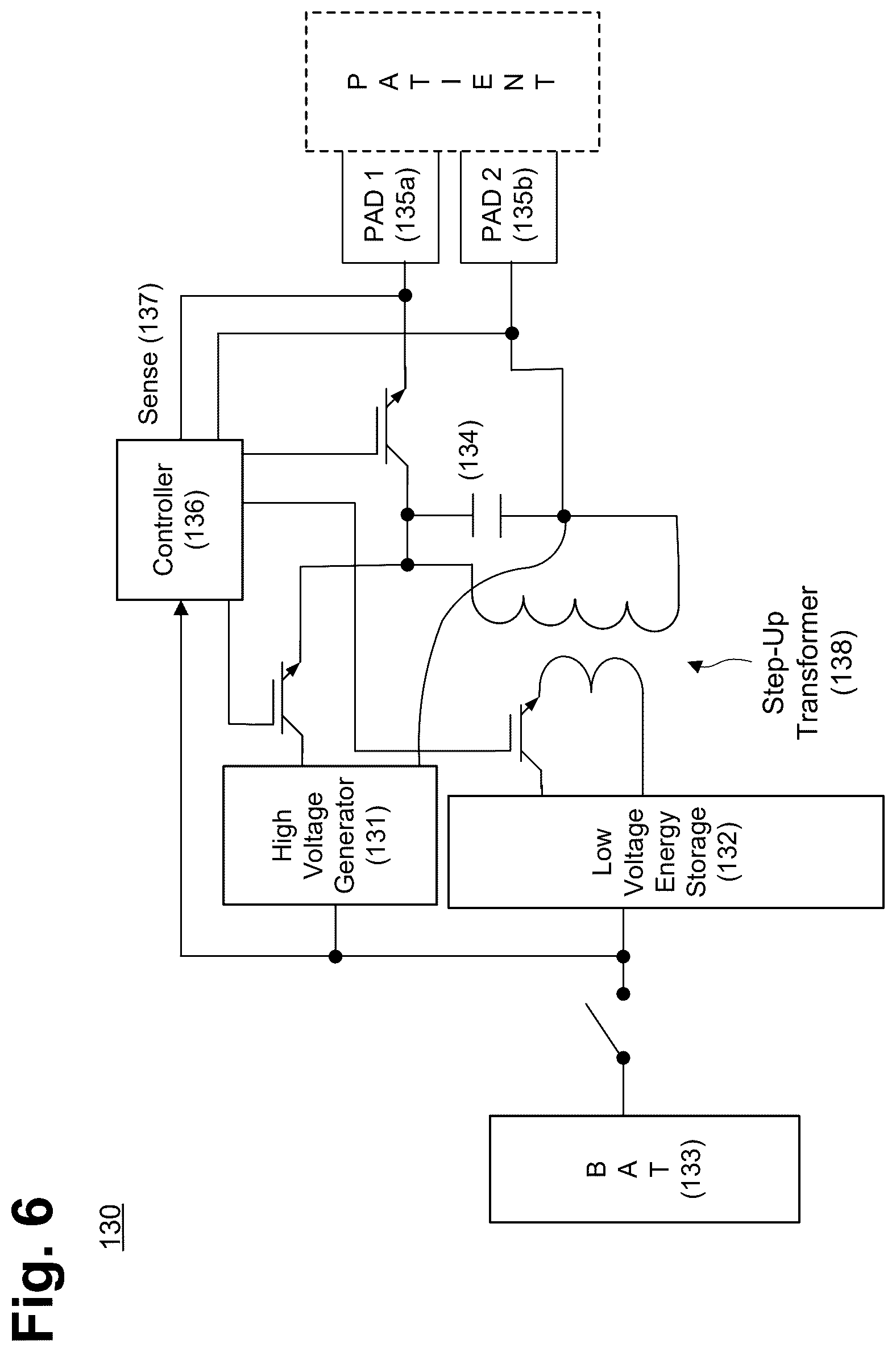 Patent US12576281 Figure 7 – Defibrillator designed for high-reliability operation