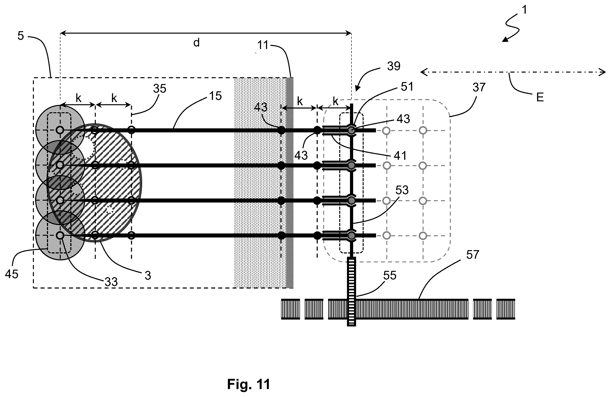 Patent US12576283 Figure 11 – System for performing transcutaneous photodynamic therapy (PDT) in an organ or organ segment of an organic body