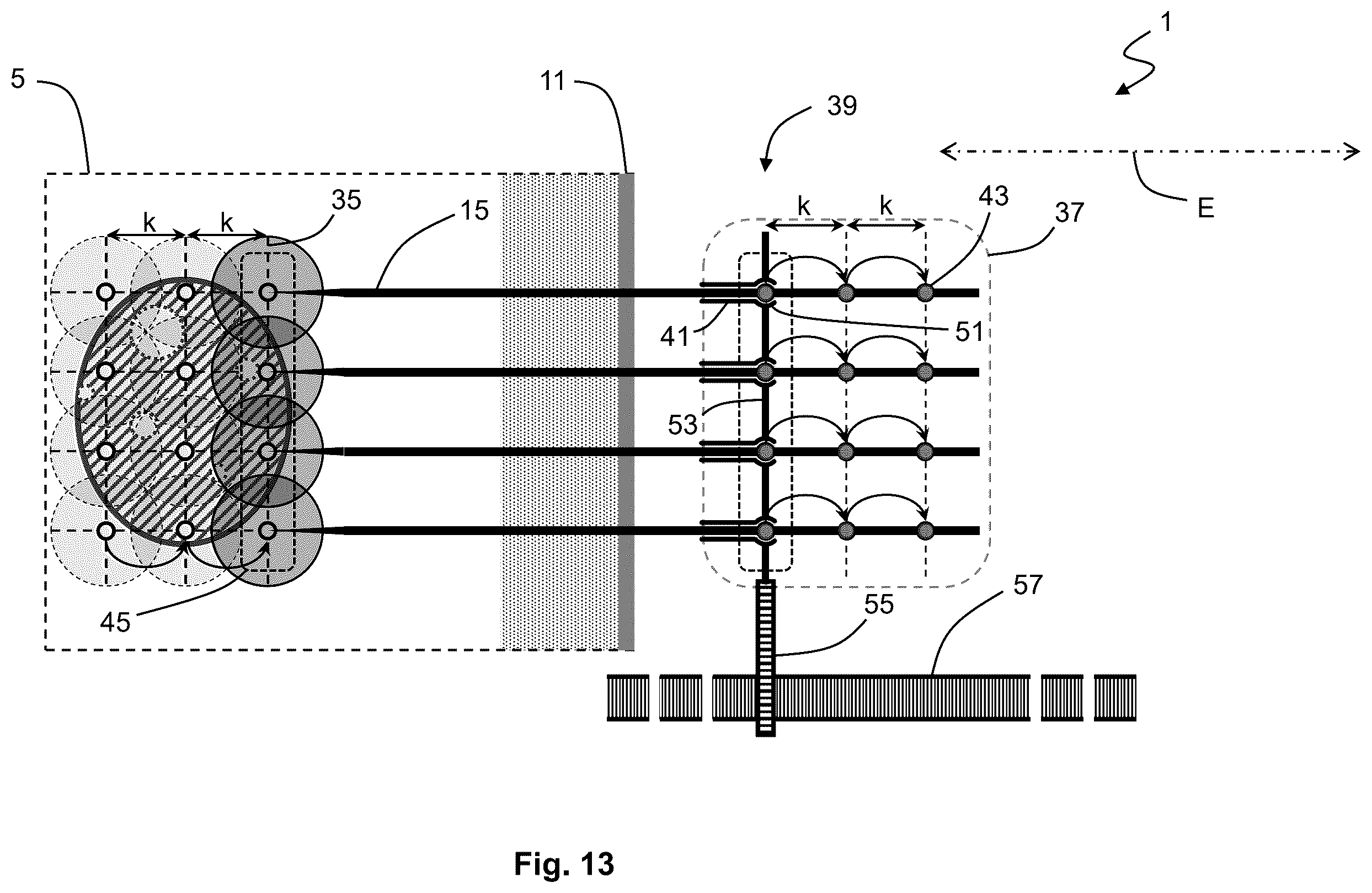 Patent US12576283 Figure 13 – System for performing transcutaneous photodynamic therapy (PDT) in an organ or organ segment of an organic body